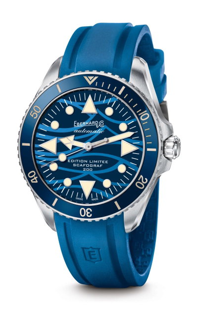 Eberhard &amp; Co Scafograf 200 Limited Edition "Onde Bleue"