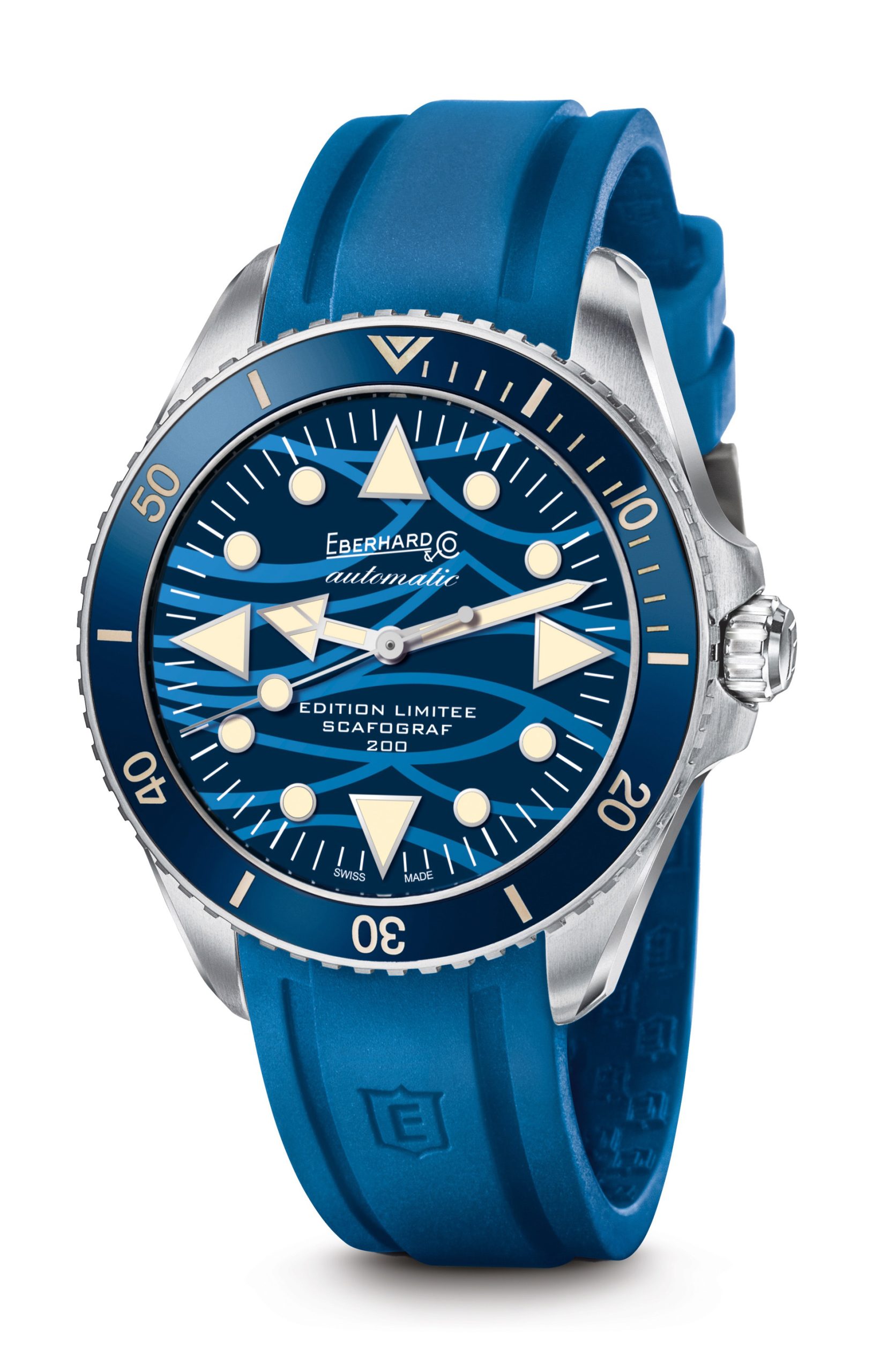 Eberhard & Co Scafograf 200 Limited Edition "Onde Bleue"