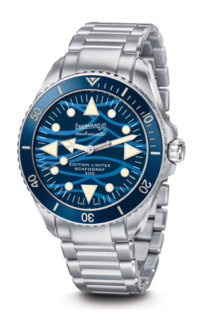 Eberhard &amp; Co Scafograf 200 Limited Edition "Onde Bleue"