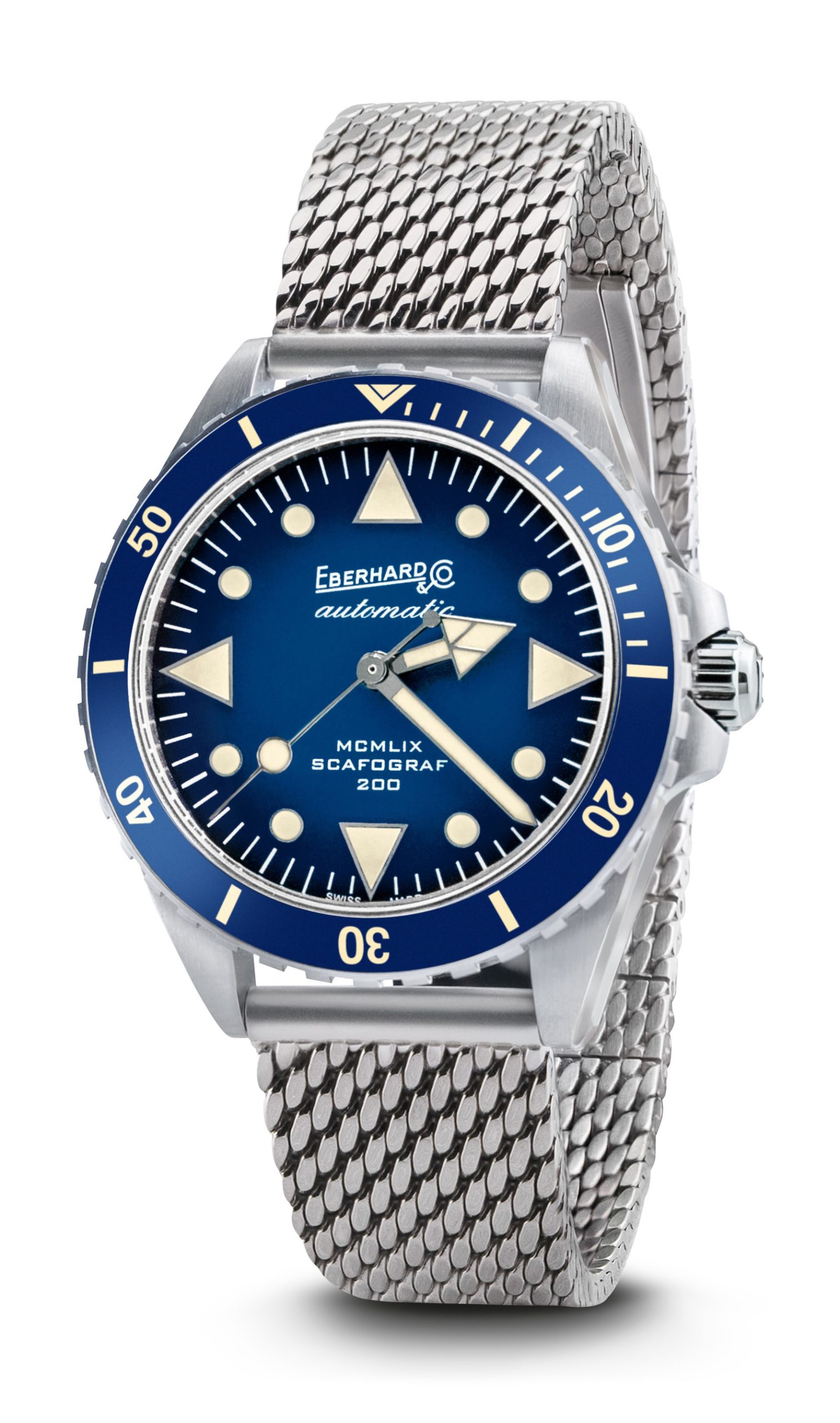 Eberhard & Co MCMLIX Scafograf 200 Black – The Watch Pages