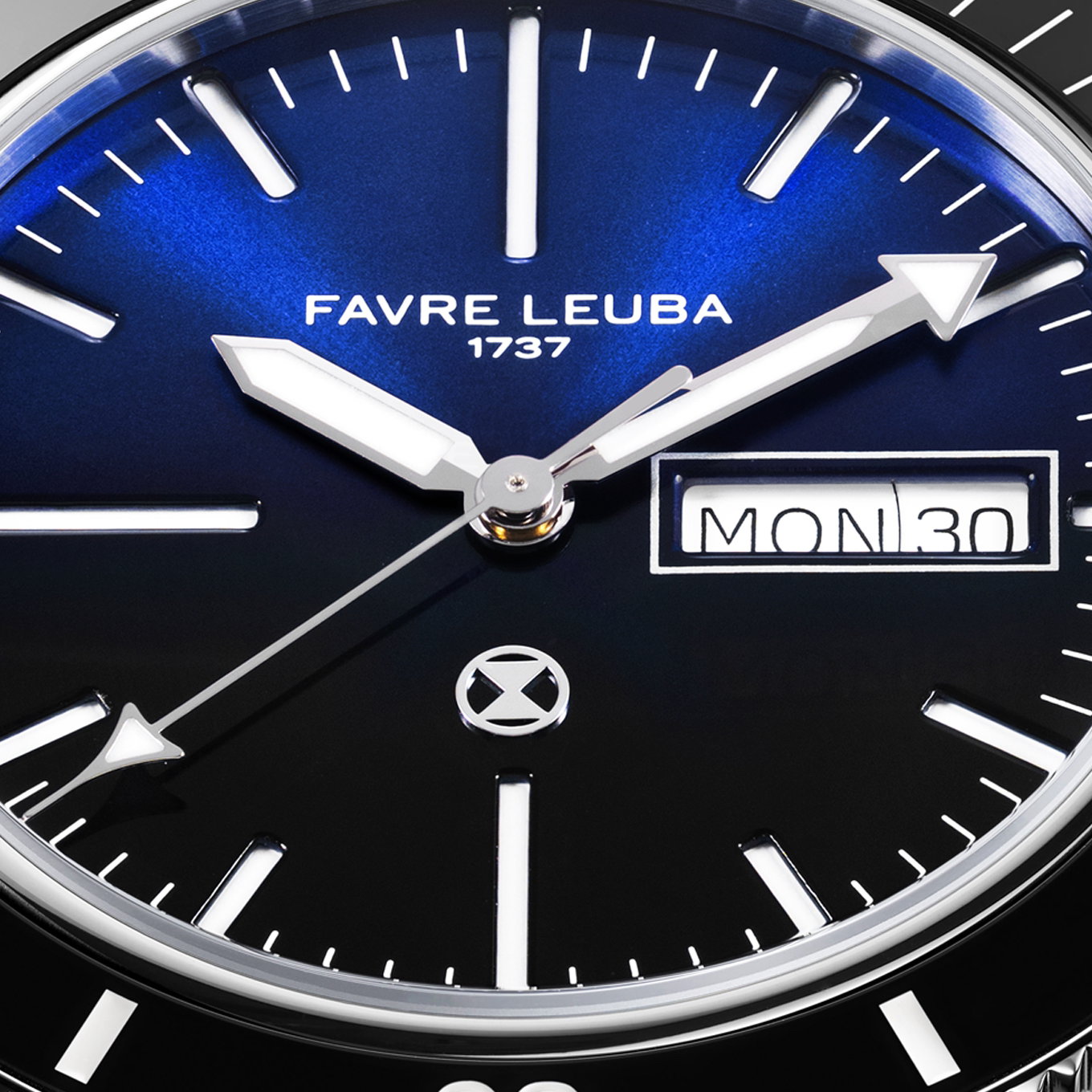 Favre Leuba Deep Raider Day Date Blue