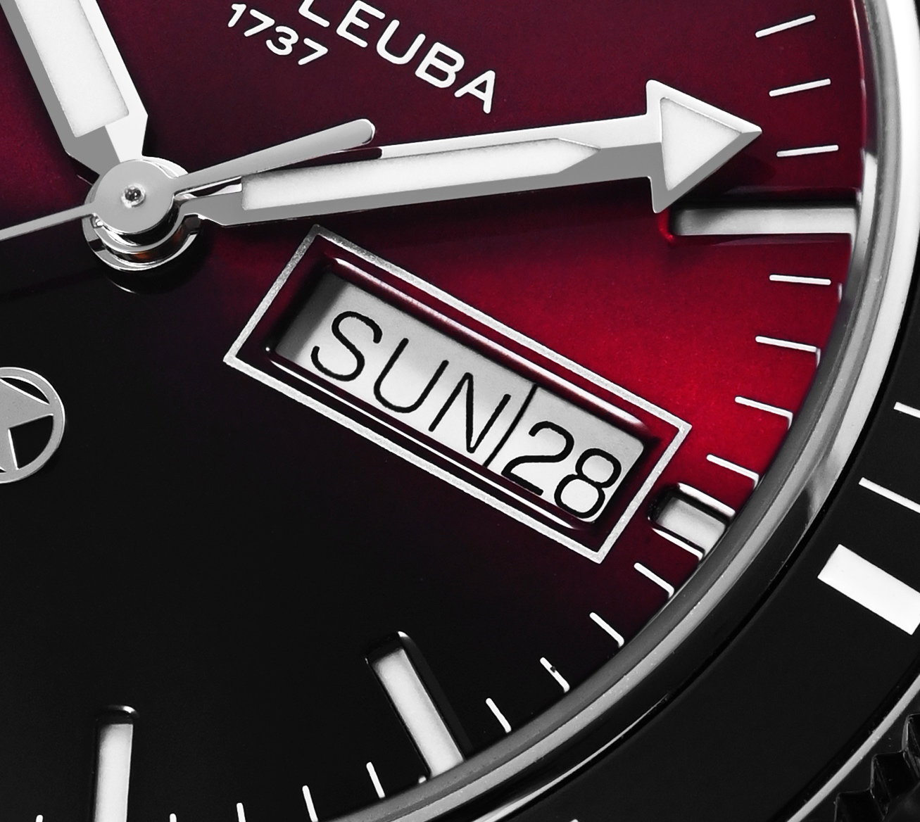 Favre Leuba Deep Raider Day Date Burgundy