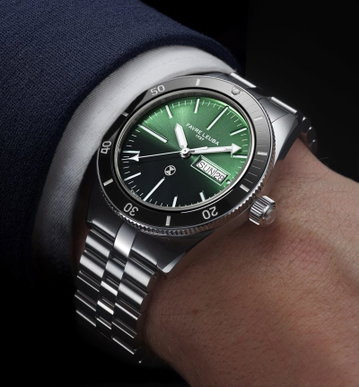 Favre Leuba Deep Raider Day Date Green