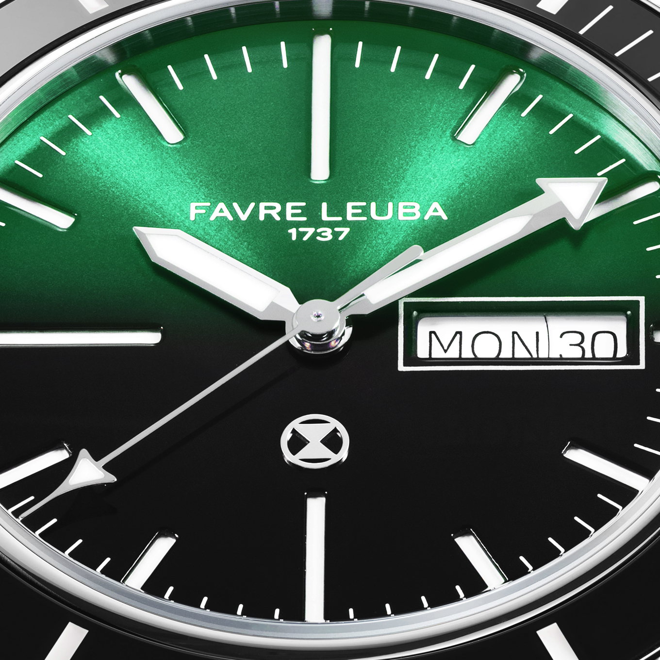 Favre Leuba Deep Raider Day Date Green