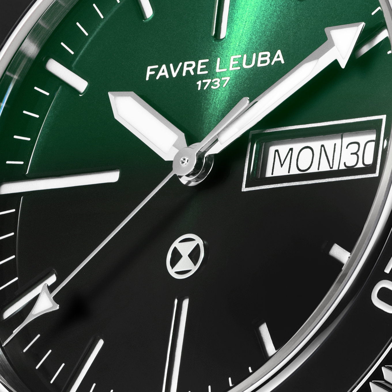 Favre Leuba Deep Raider Day Date Green