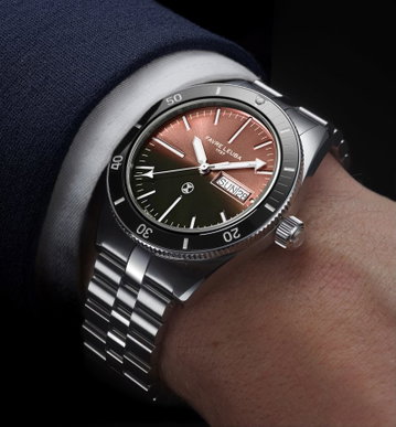 Favre Leuba Deep Raider Day Date Salmon
