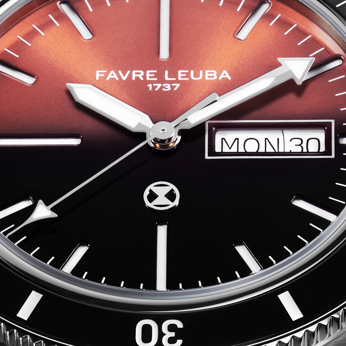 Favre Leuba Deep Raider Day Date Salmon