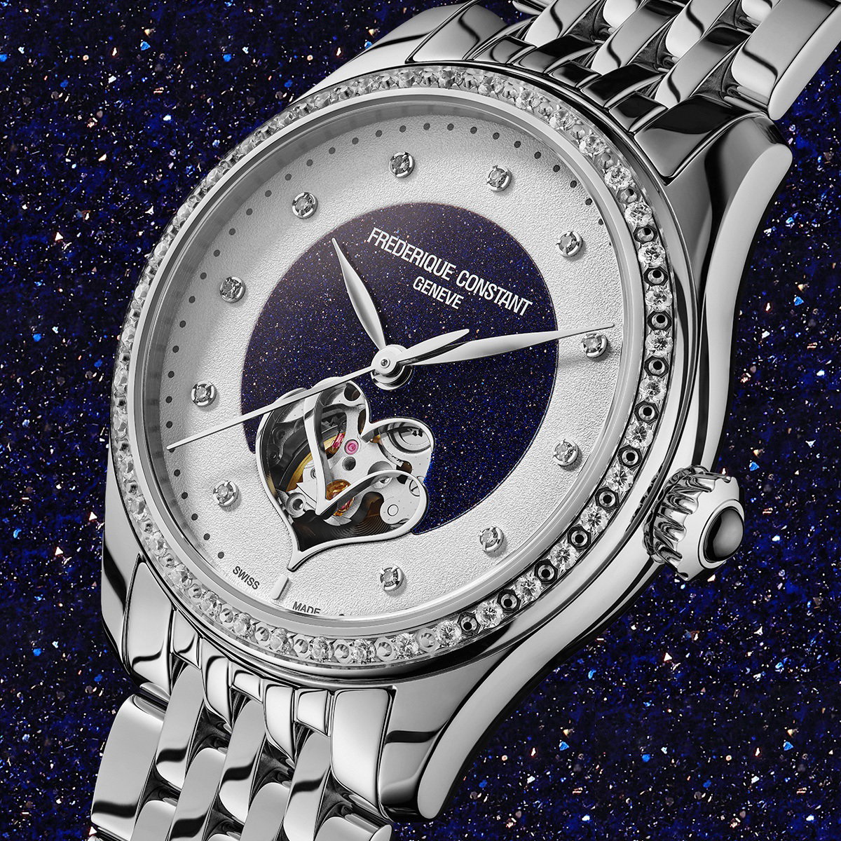 Frédérique Constant Classics Ladies Automatic Double Heart Beat