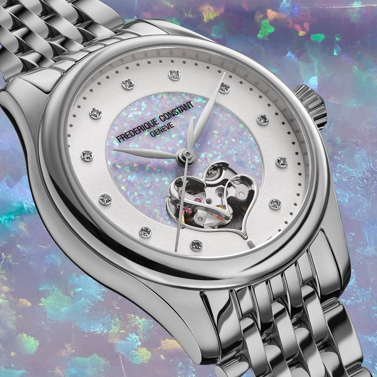 Frédérique Constant Classics Ladies Automatic Double Heart Beat