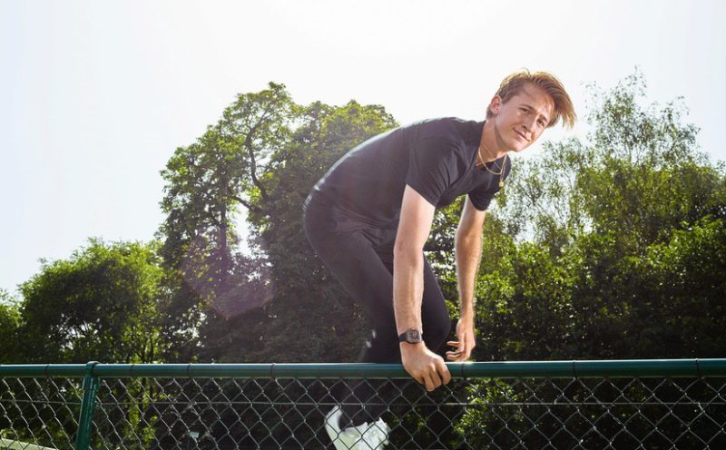 Sebastian Korda wearing his Richard Mille