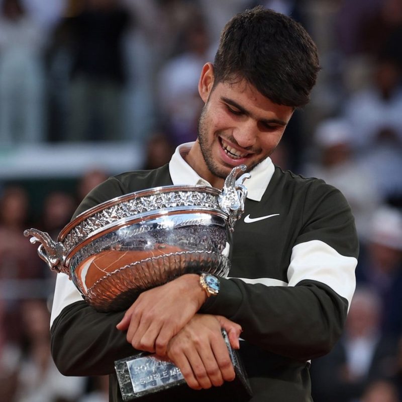 Carlos Alcaraz at Roland Garros