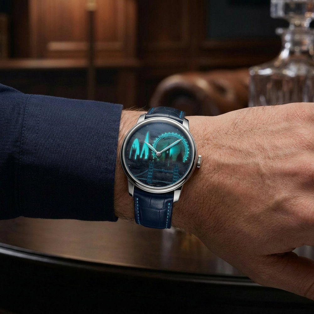 Arnold &amp; Son HM London Skyline Steel