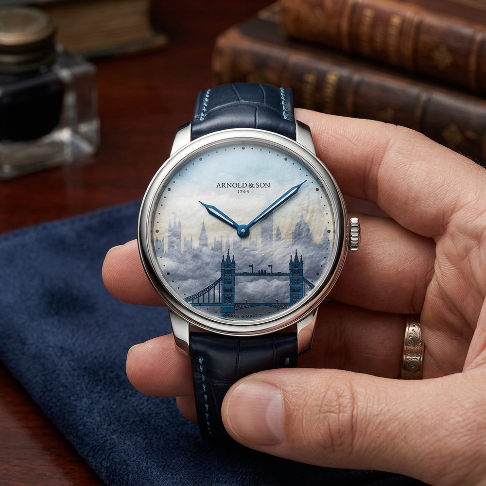 Arnold &amp; Son HM London Skyline Steel