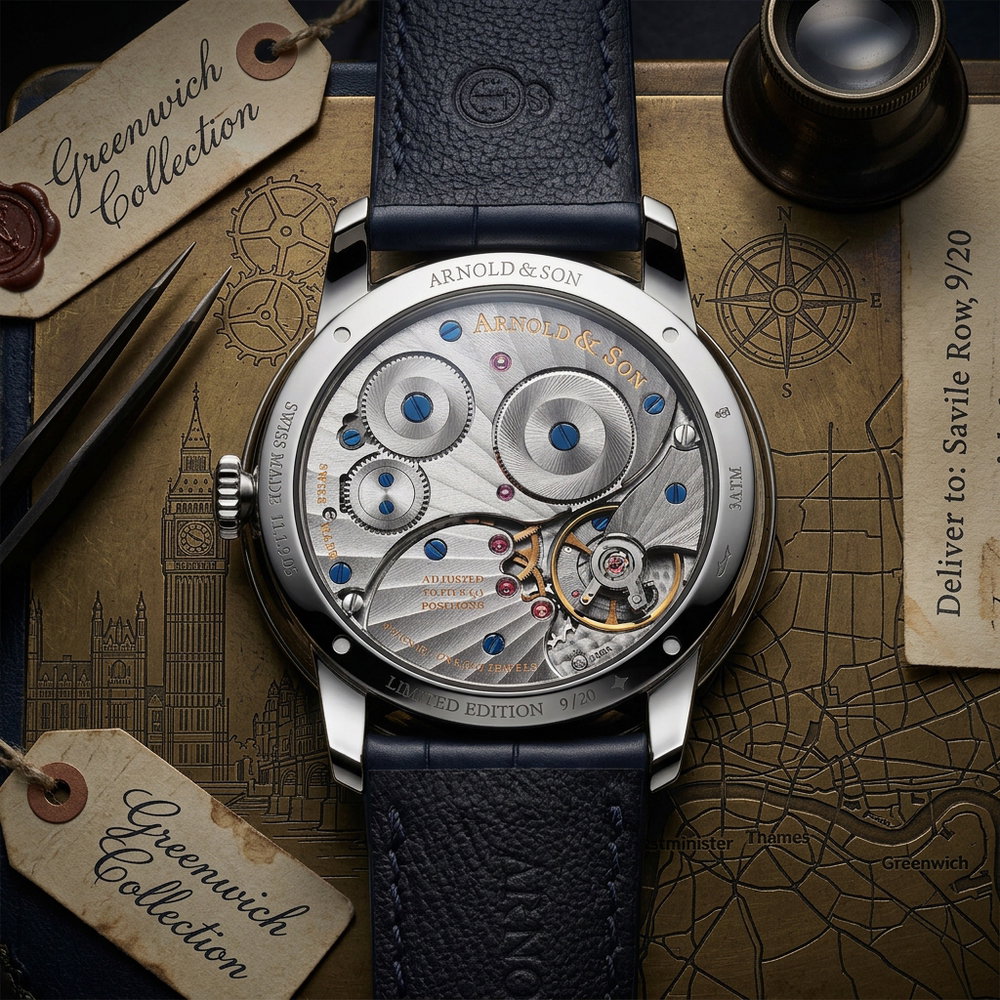 Arnold &amp; Son HM London Skyline Steel