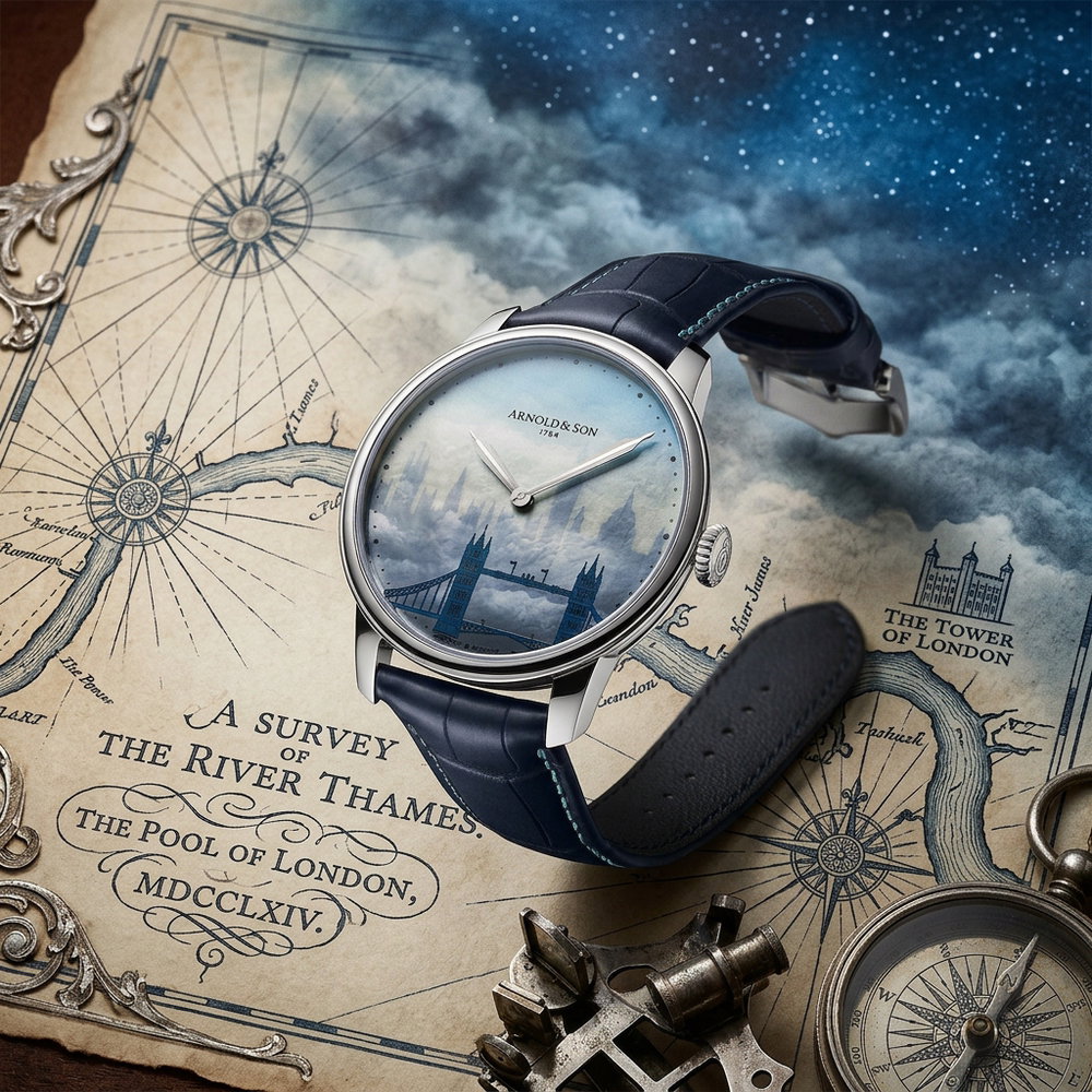 Arnold &amp; Son HM London Skyline Steel