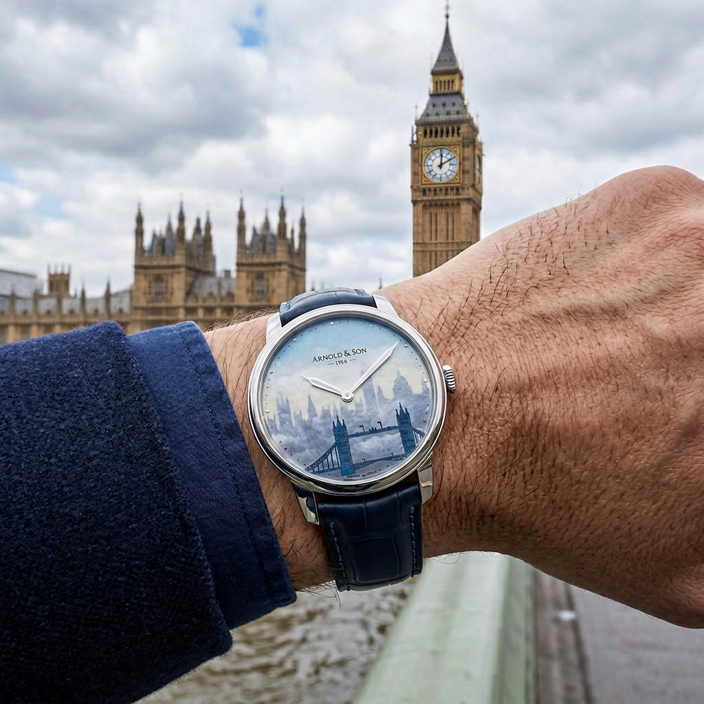 Arnold &amp; Son HM London Skyline Steel