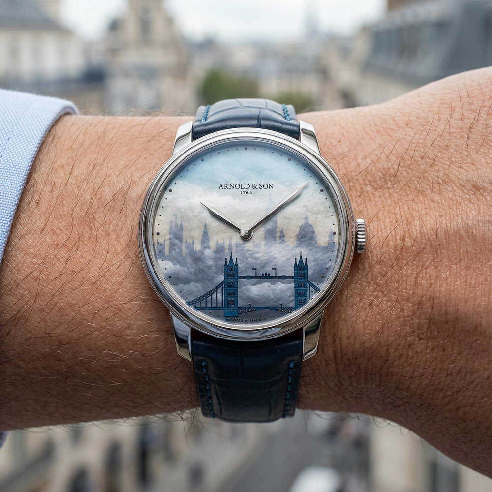Arnold &amp; Son HM London Skyline Steel