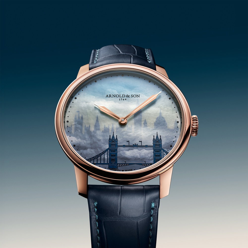 Arnold &amp; Son HM London Skyline Red Gold