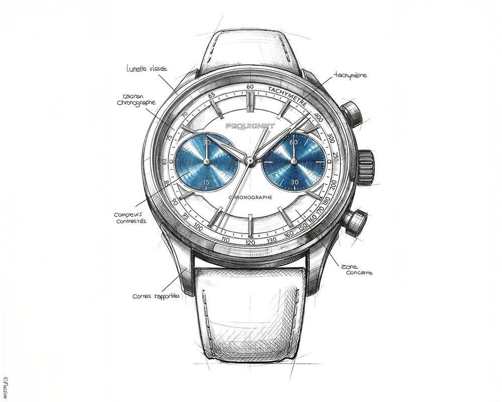 Pequignet Royale Paris Chrono Black