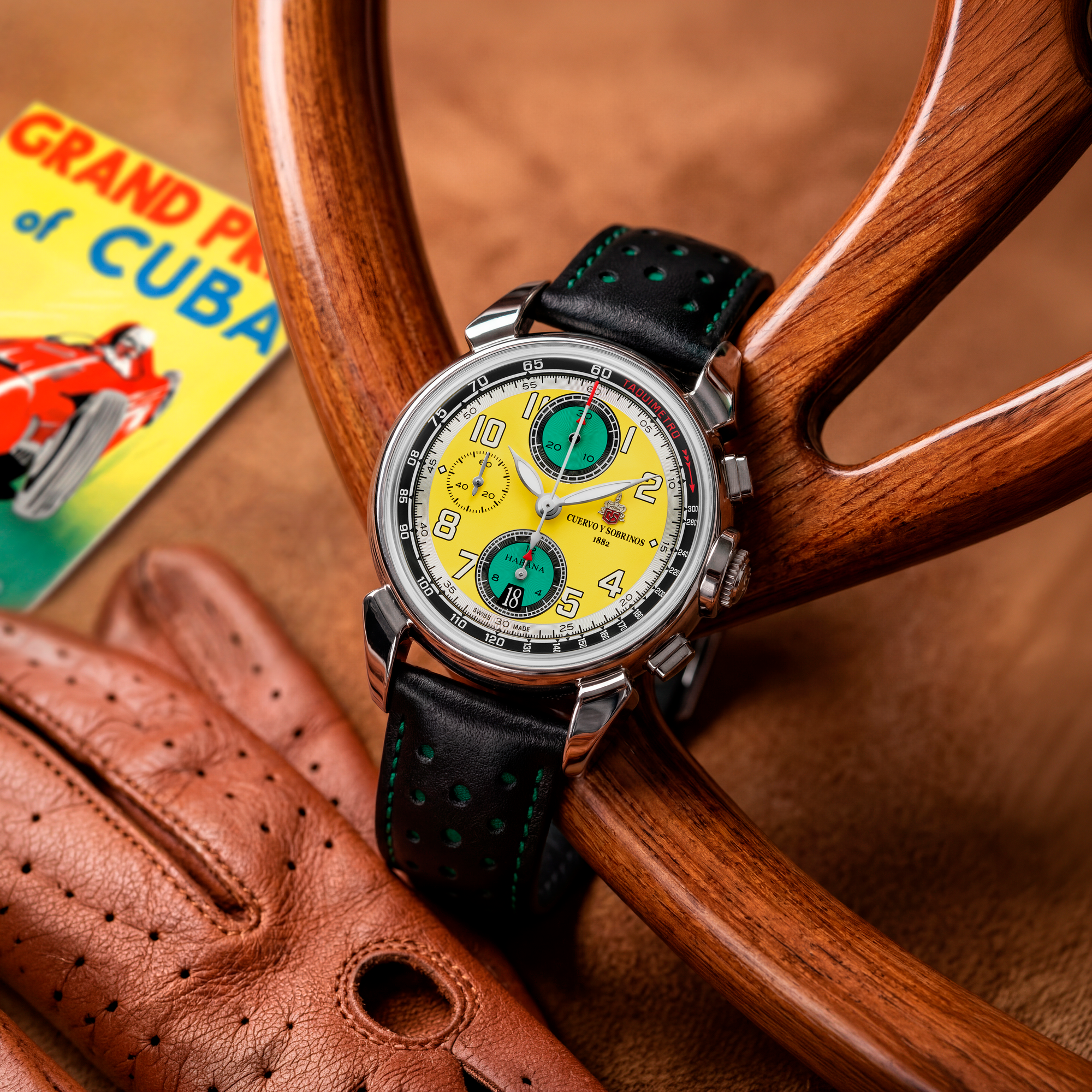 Cuervo y Sobrinos Chronograph Gran Premio de Cuba 1958