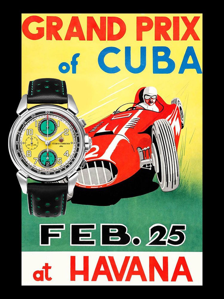 Cuervo y Sobrinos Chronograph Gran Premio de Cuba 1958
