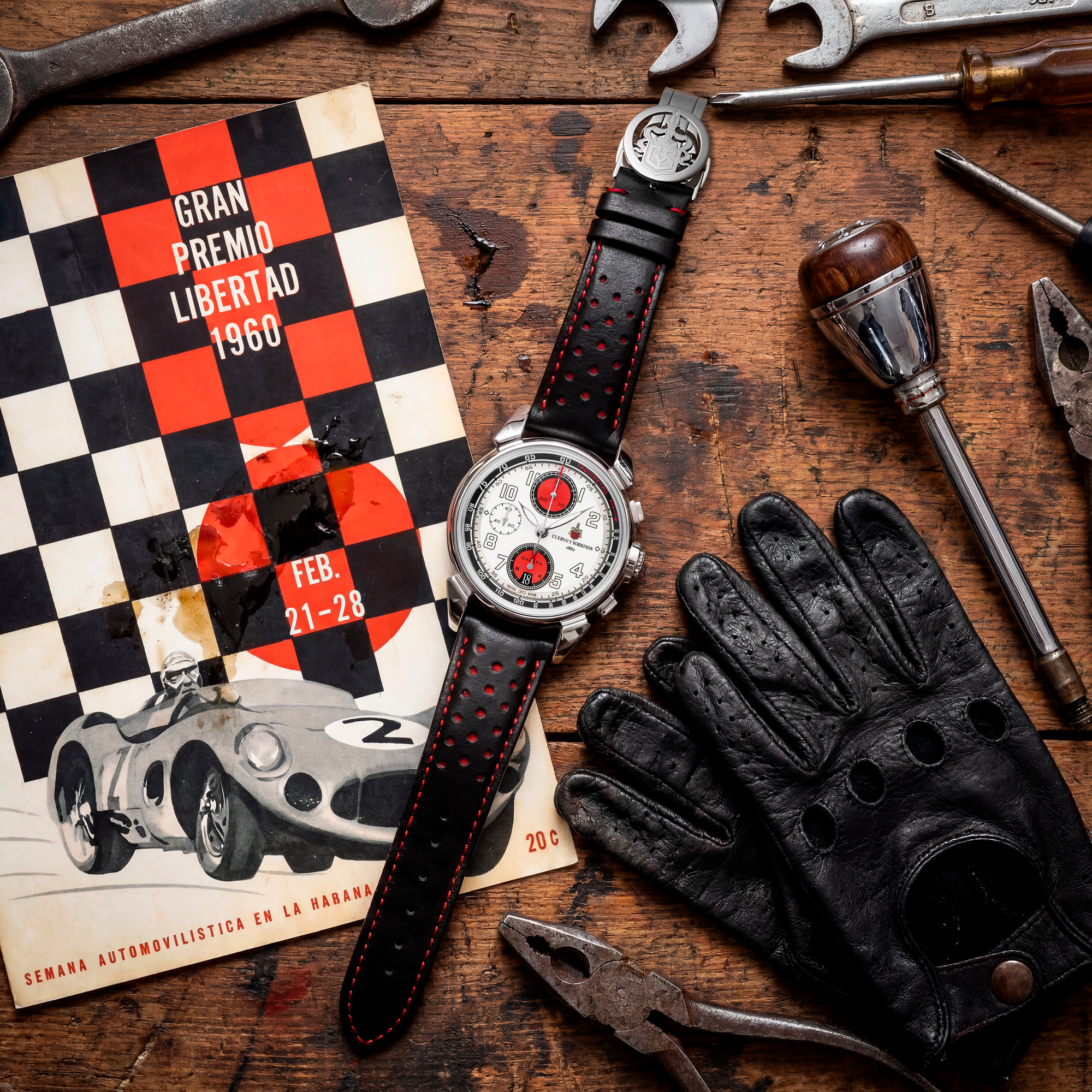 Cuervo y Sobrinos Chronograph Gran Premio de Cuba Libertad 1960
