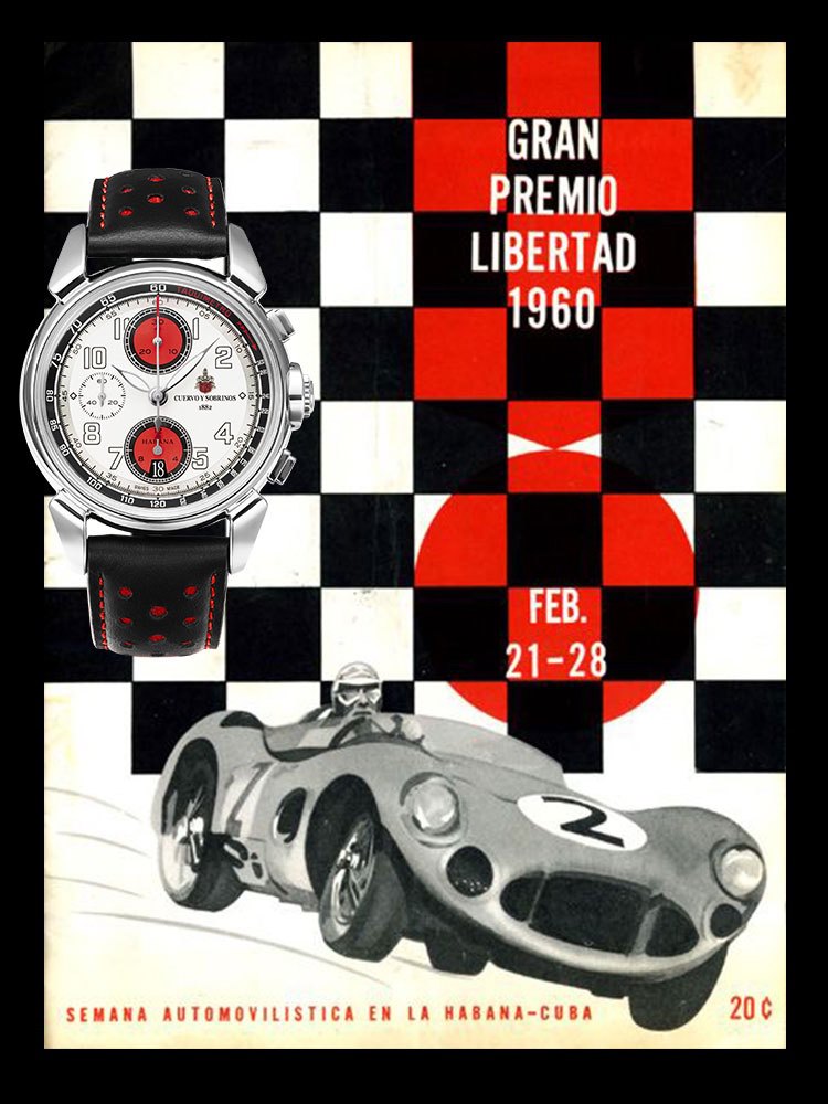 Cuervo y Sobrinos Chronograph Gran Premio de Cuba Libertad 1960