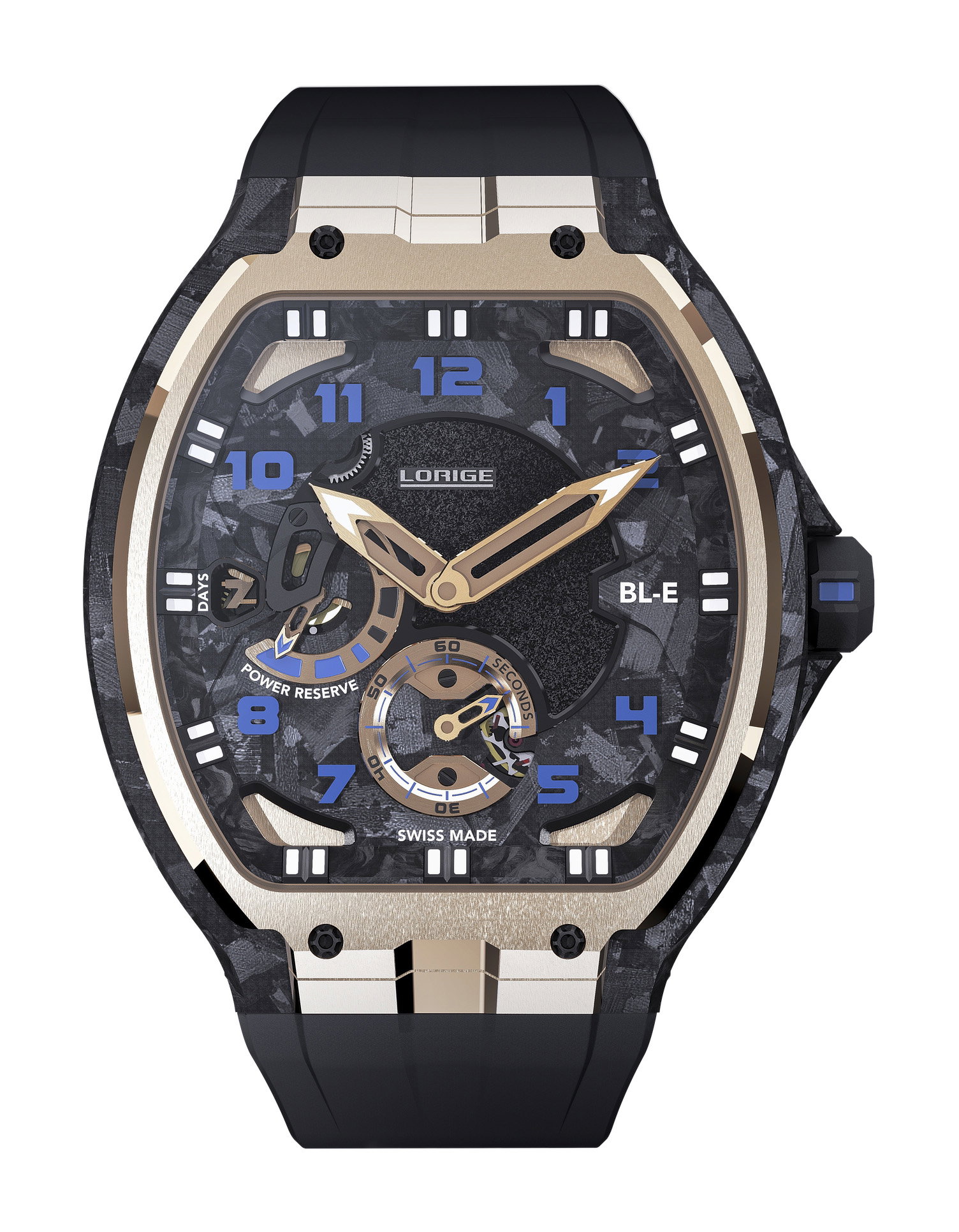Lorige BL-Evolution "Bleu Asphalte" Gold Edition