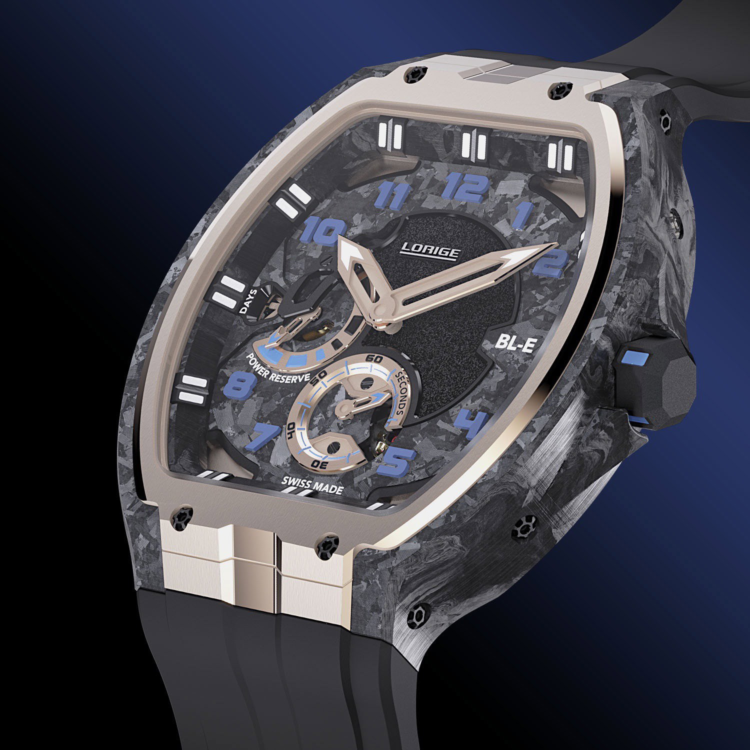 Lorige BL-Evolution "Bleu Asphalte" Gold Edition