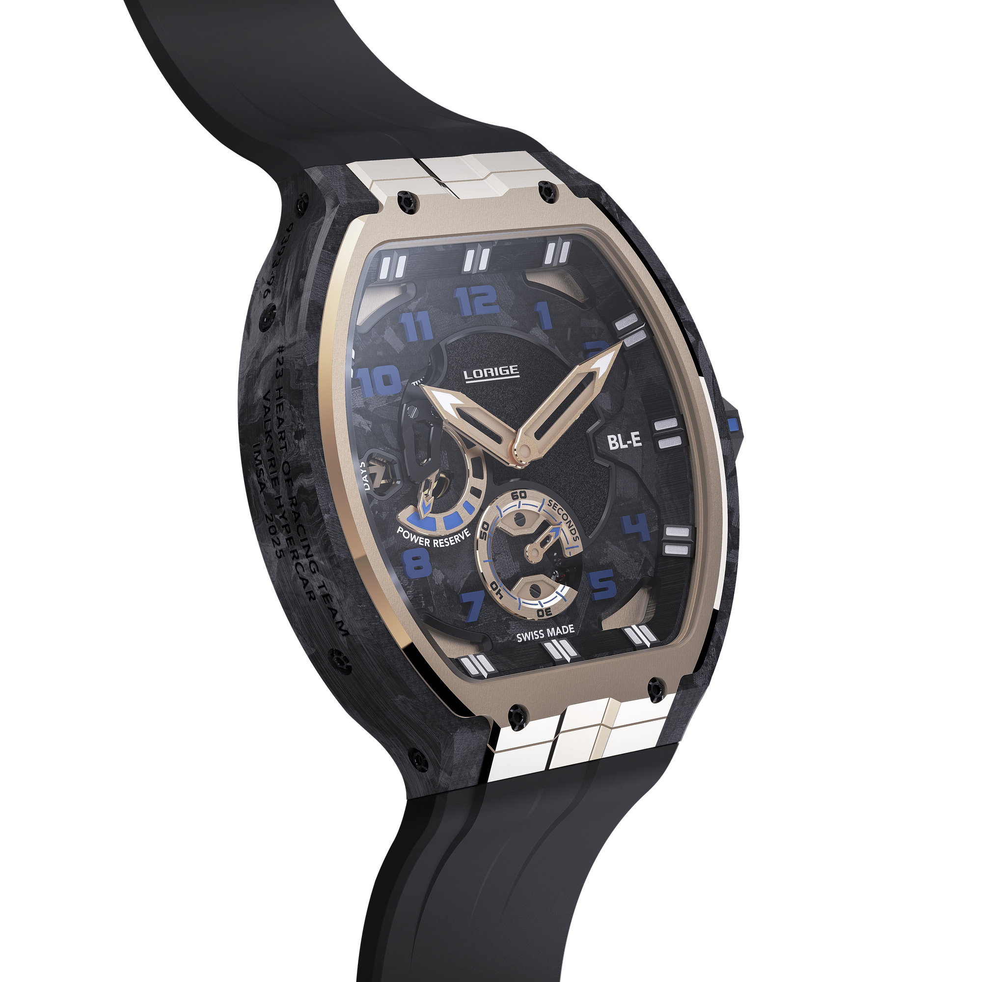 Lorige BL-Evolution "Bleu Asphalte" Gold Edition