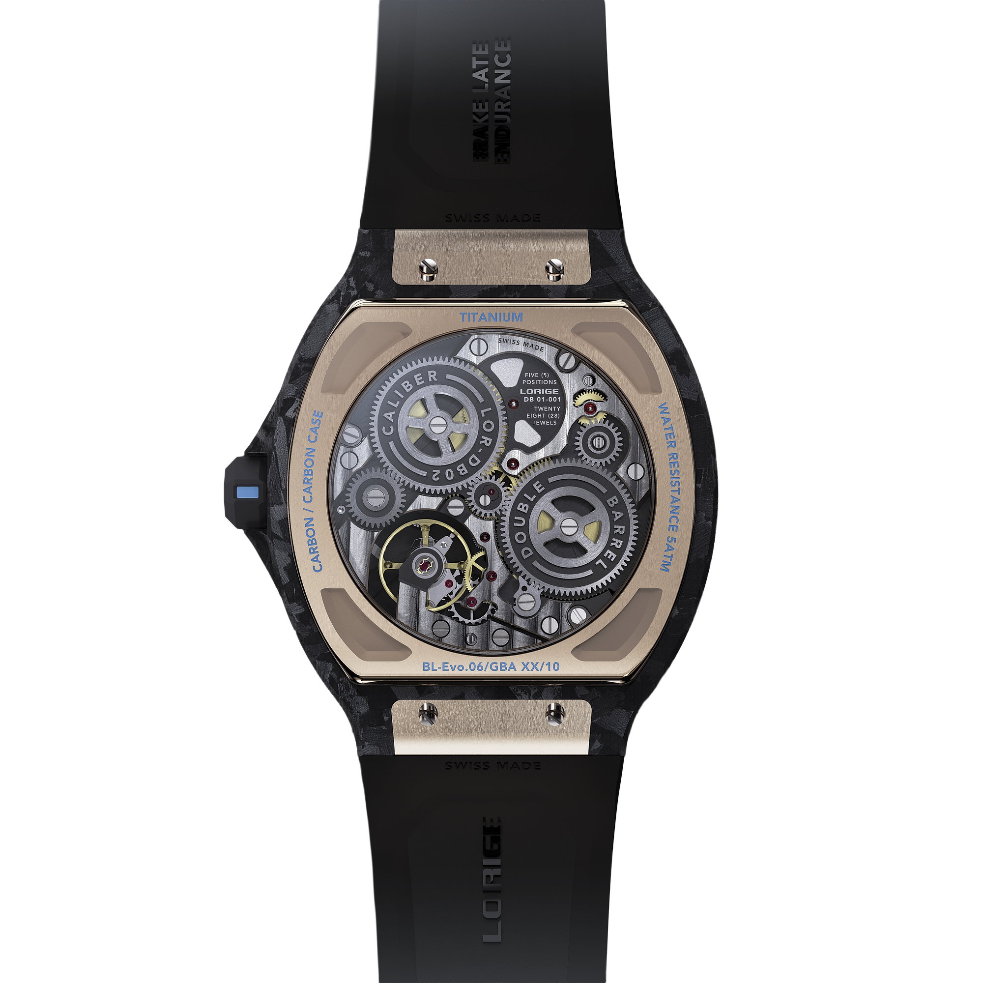 Lorige BL-Evolution "Bleu Asphalte" Gold Edition