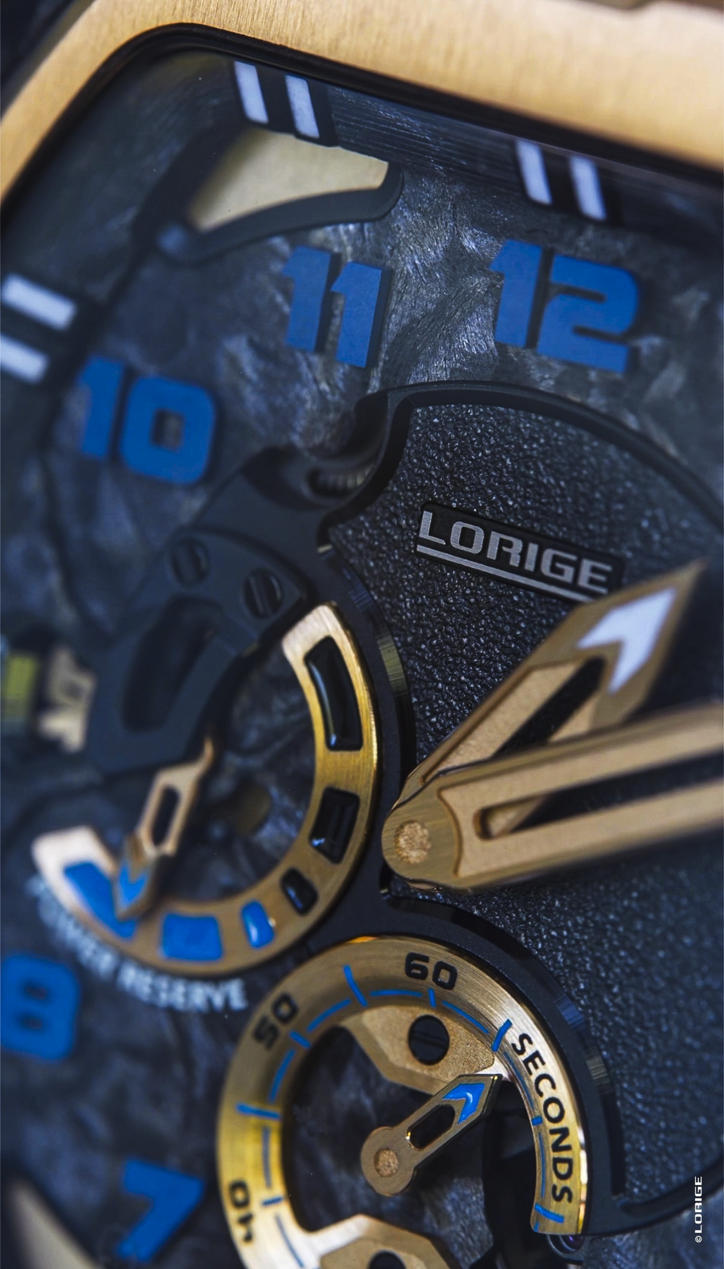 Lorige BL-Evolution "Bleu Asphalte" Gold Edition