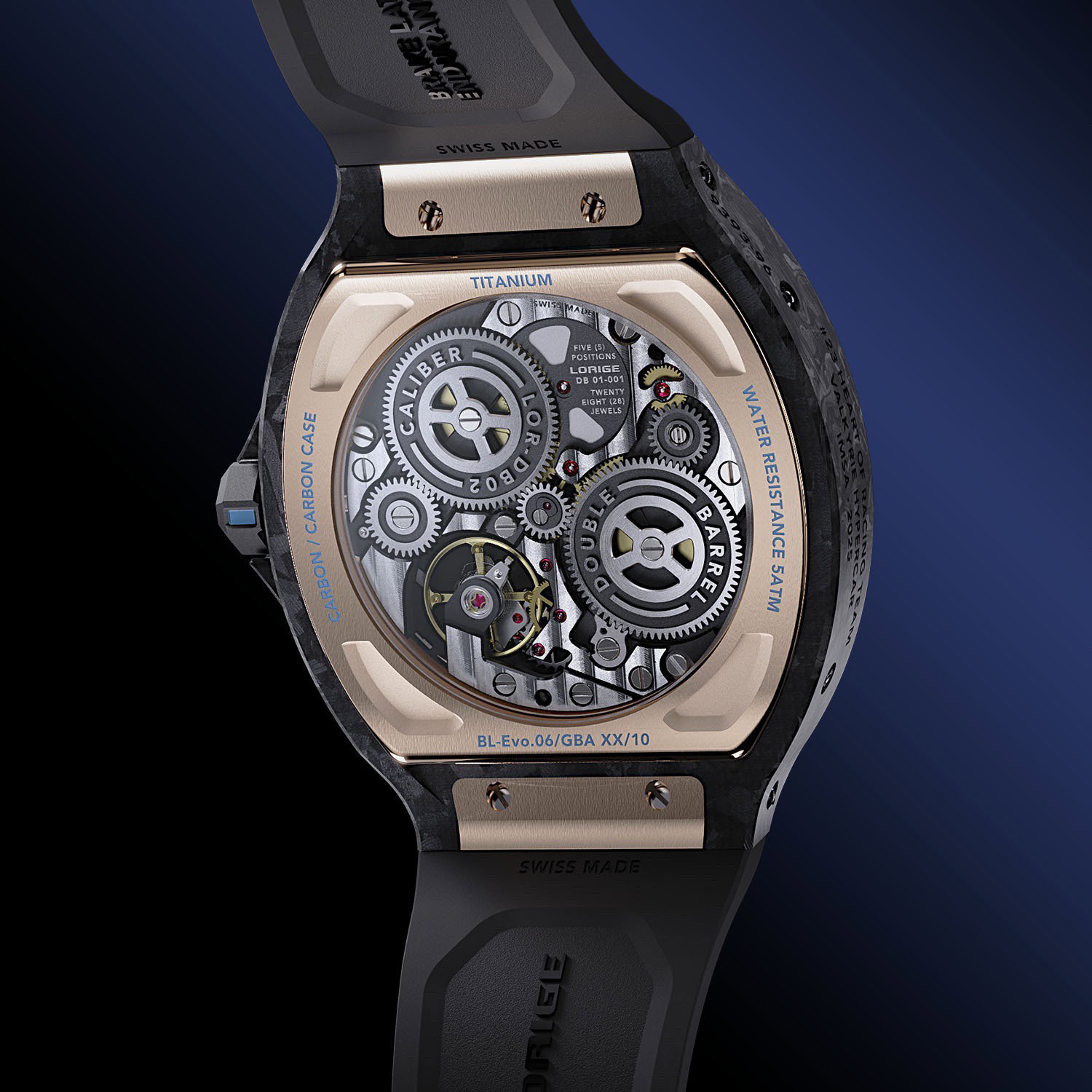 Lorige BL-Evolution "Bleu Asphalte" Gold Edition