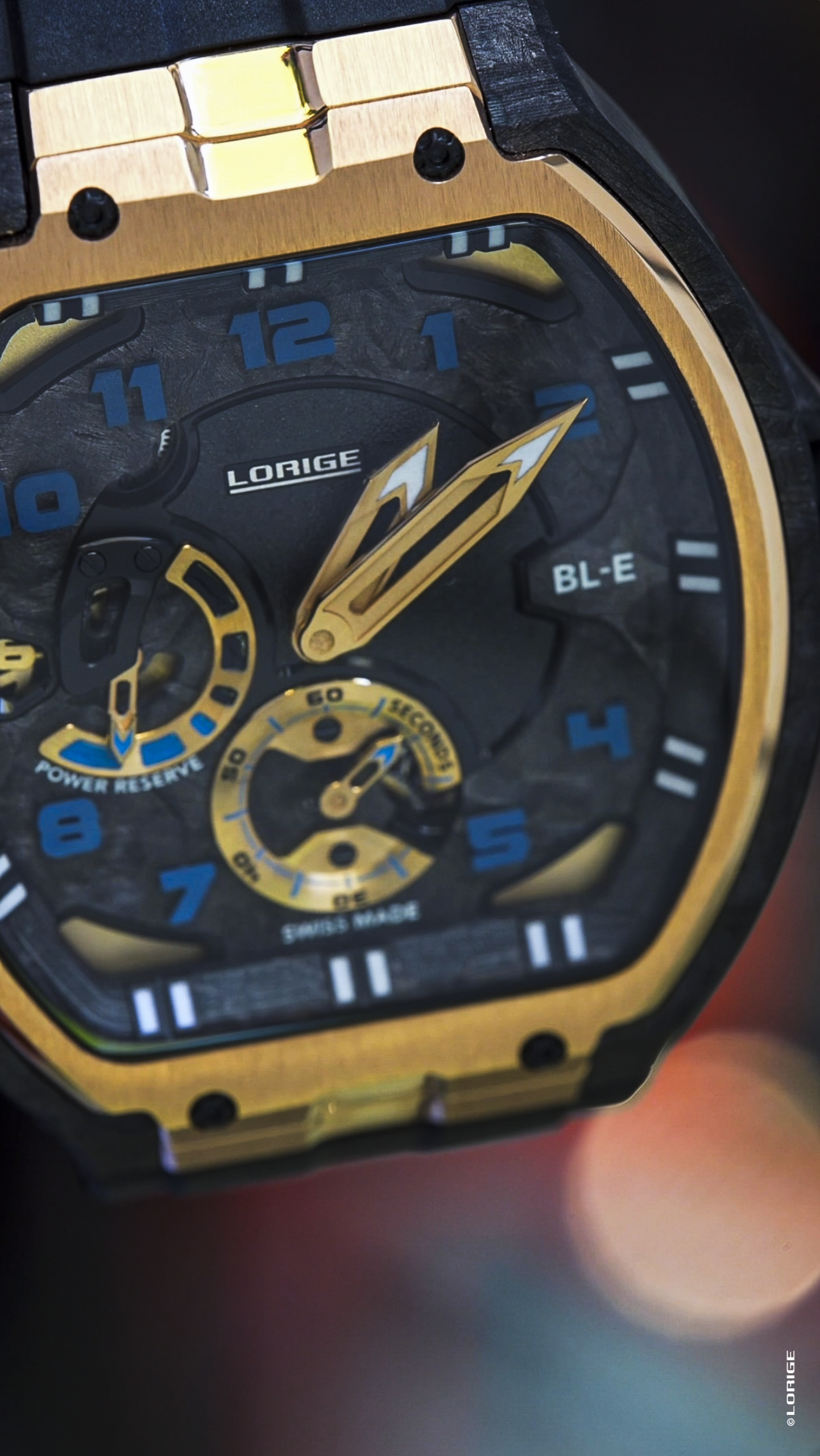 Lorige BL-Evolution "Bleu Asphalte" Gold Edition
