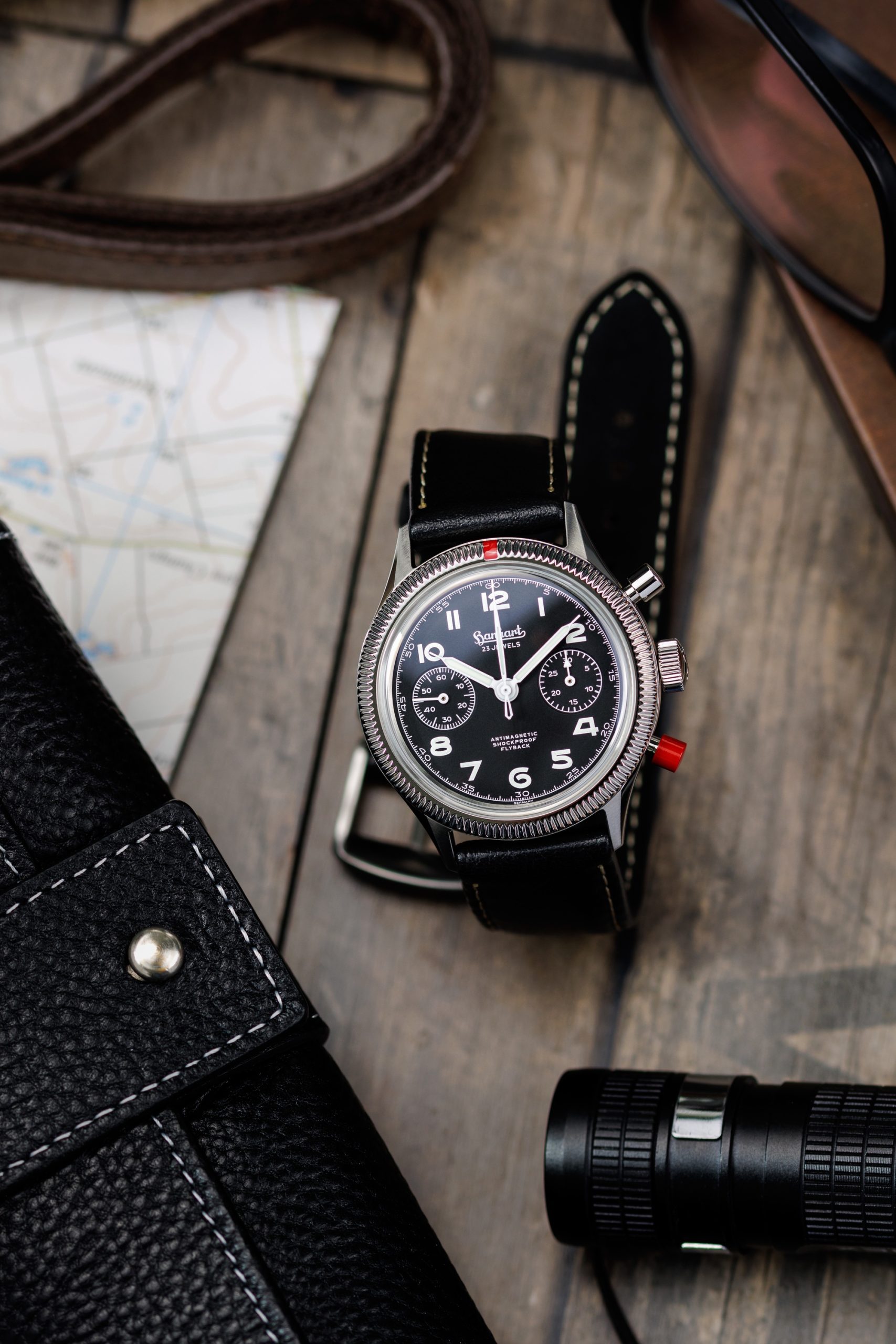 Hanhart 417 ES 1954 Heritage Flyback