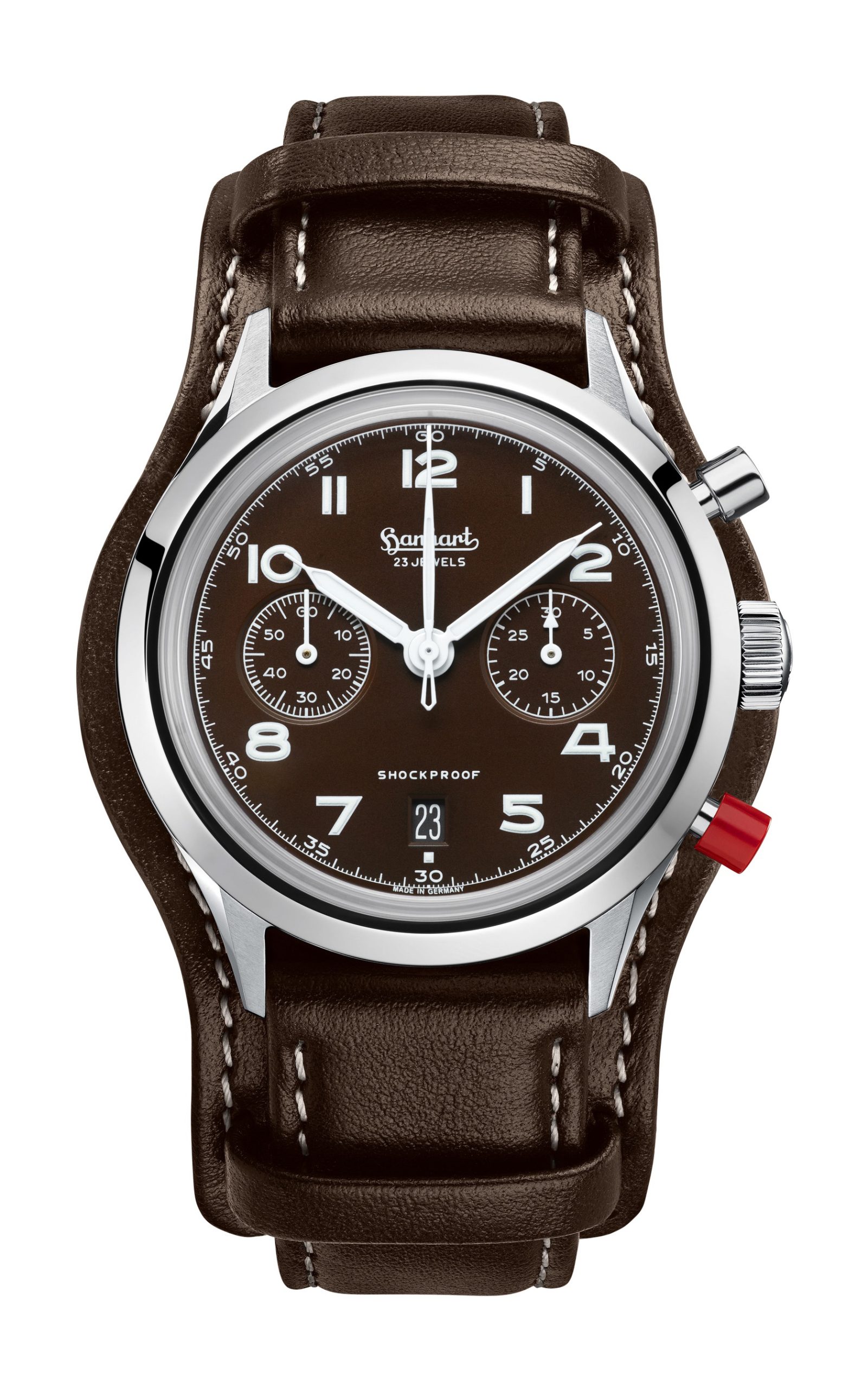 Hanhart 417 ES Mocha Flyback Date