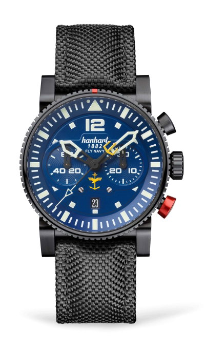 Hanhart PRIMUS Fly Navy PVD MFG5