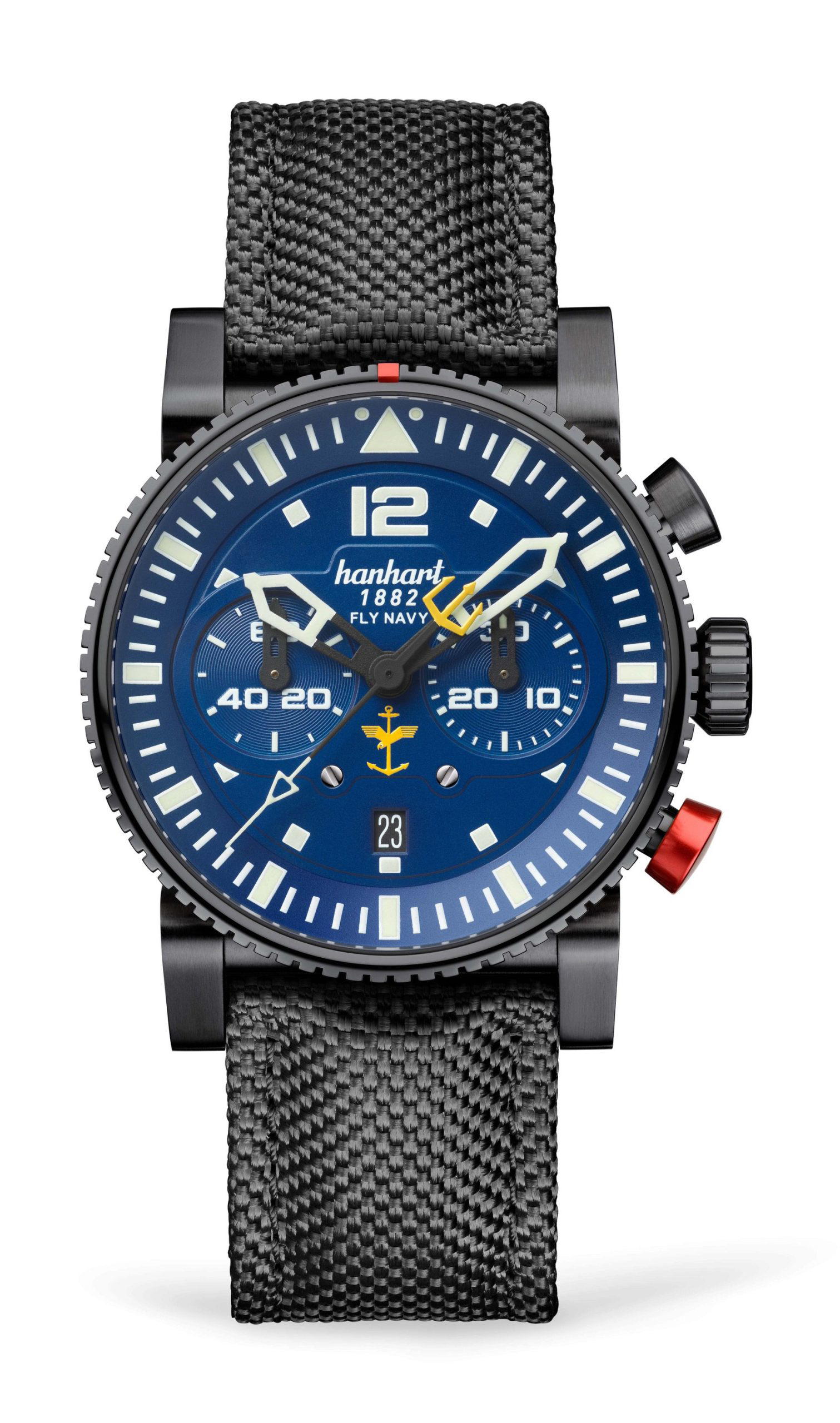 Hanhart PRIMUS Fly Navy PVD MFG5