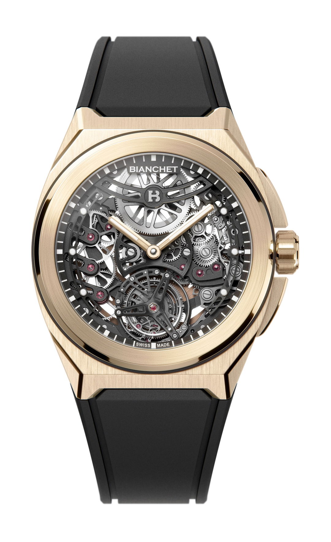 Rotondo Ultrafino Rose Gold Skeleton - Image 1