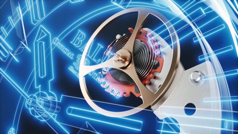 The BALL Patented SpringLOCK Hairspring Anti-Shock System