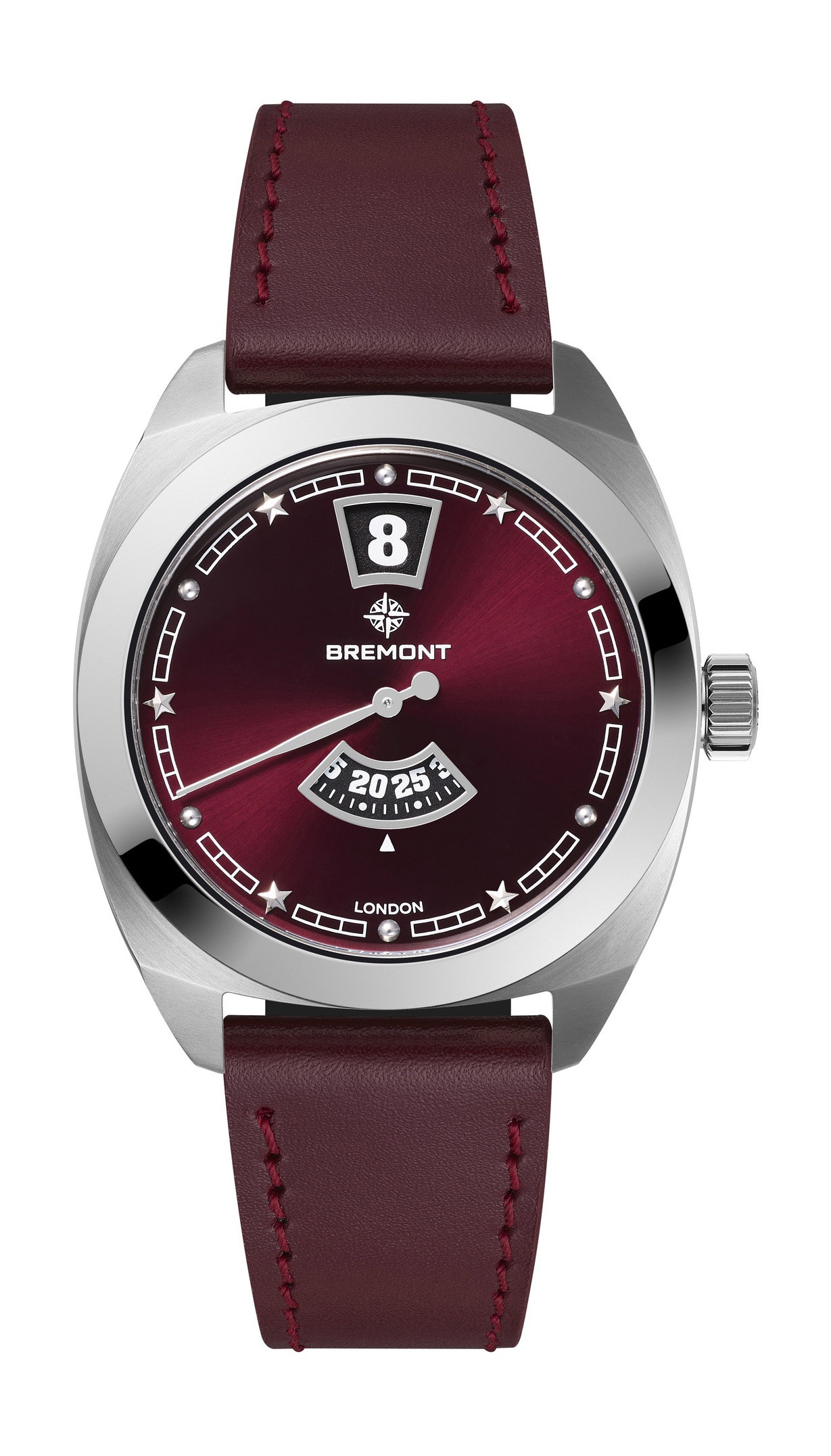 Bremont Terra Nova 35 Jumping Hour Burgundy – $4,300