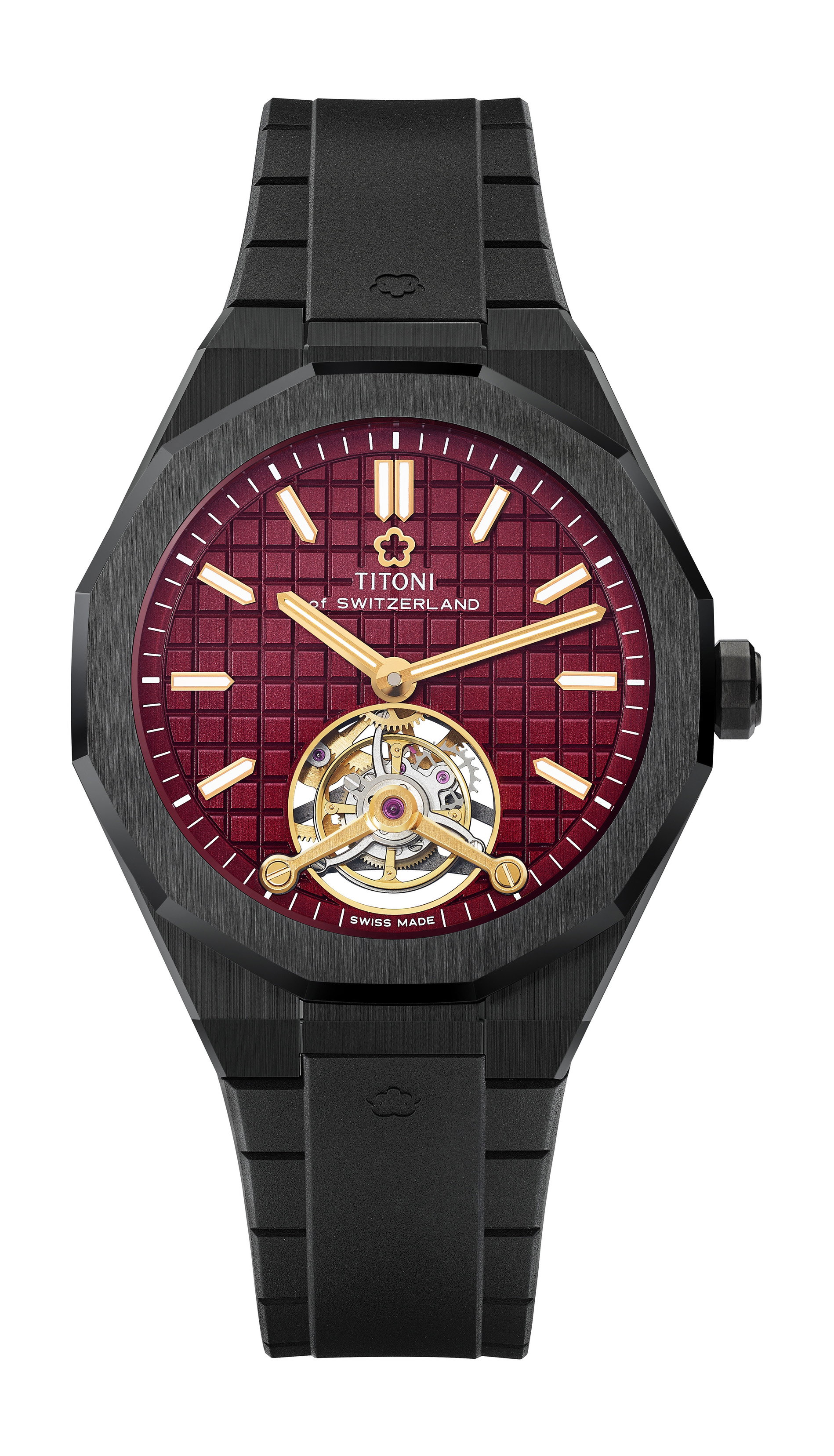 Titoni Impetus CeramTech Tourbillon Red – 1000 ZR-742