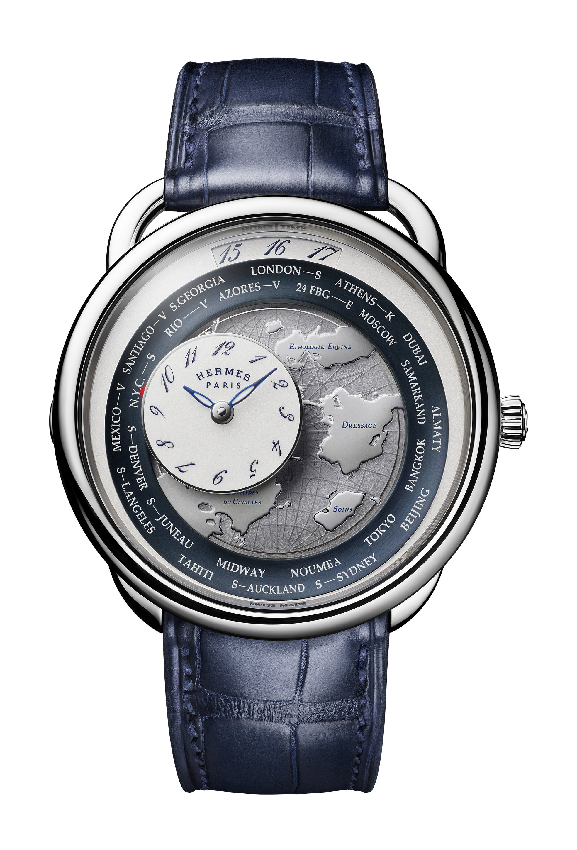 Hermès Arceau Le Temps Voyageur White Gold – 404995WW00