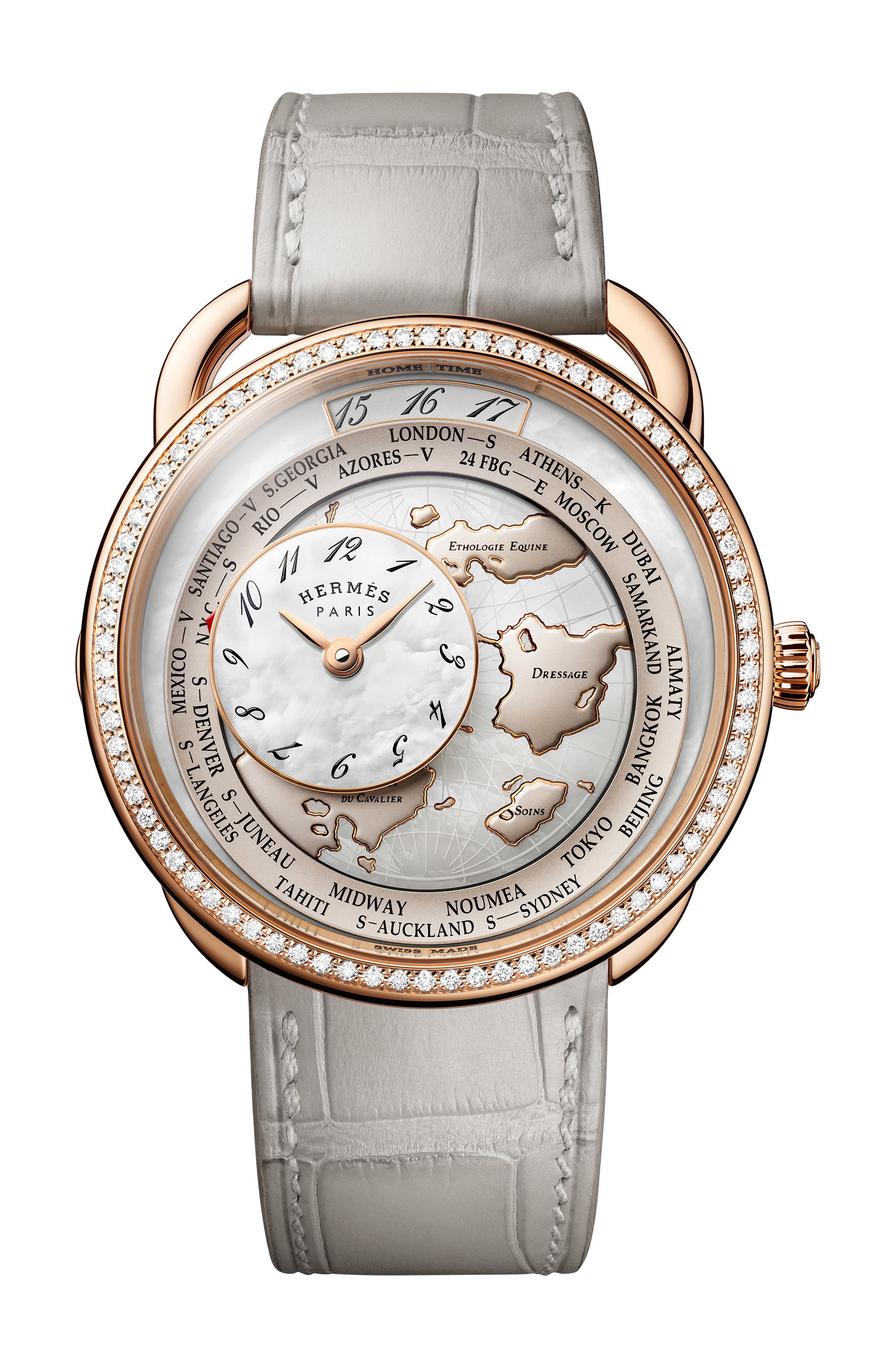 Hermès Arceau Le Temps Voyageur Rose Gold – 408261WW00
