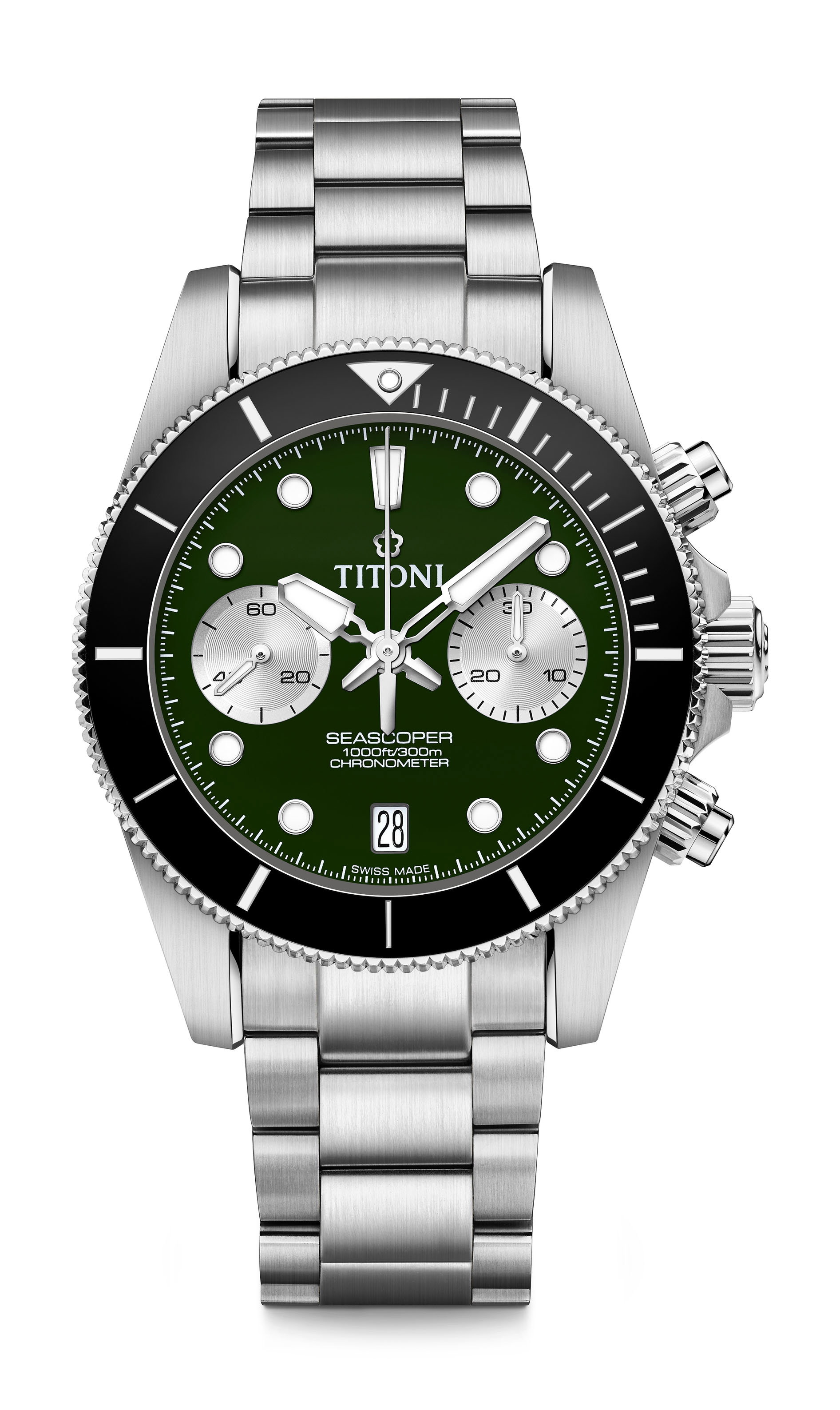 Titoni Seascoper 300 Bi-Compax Chronograph – 94300 S-BK-733