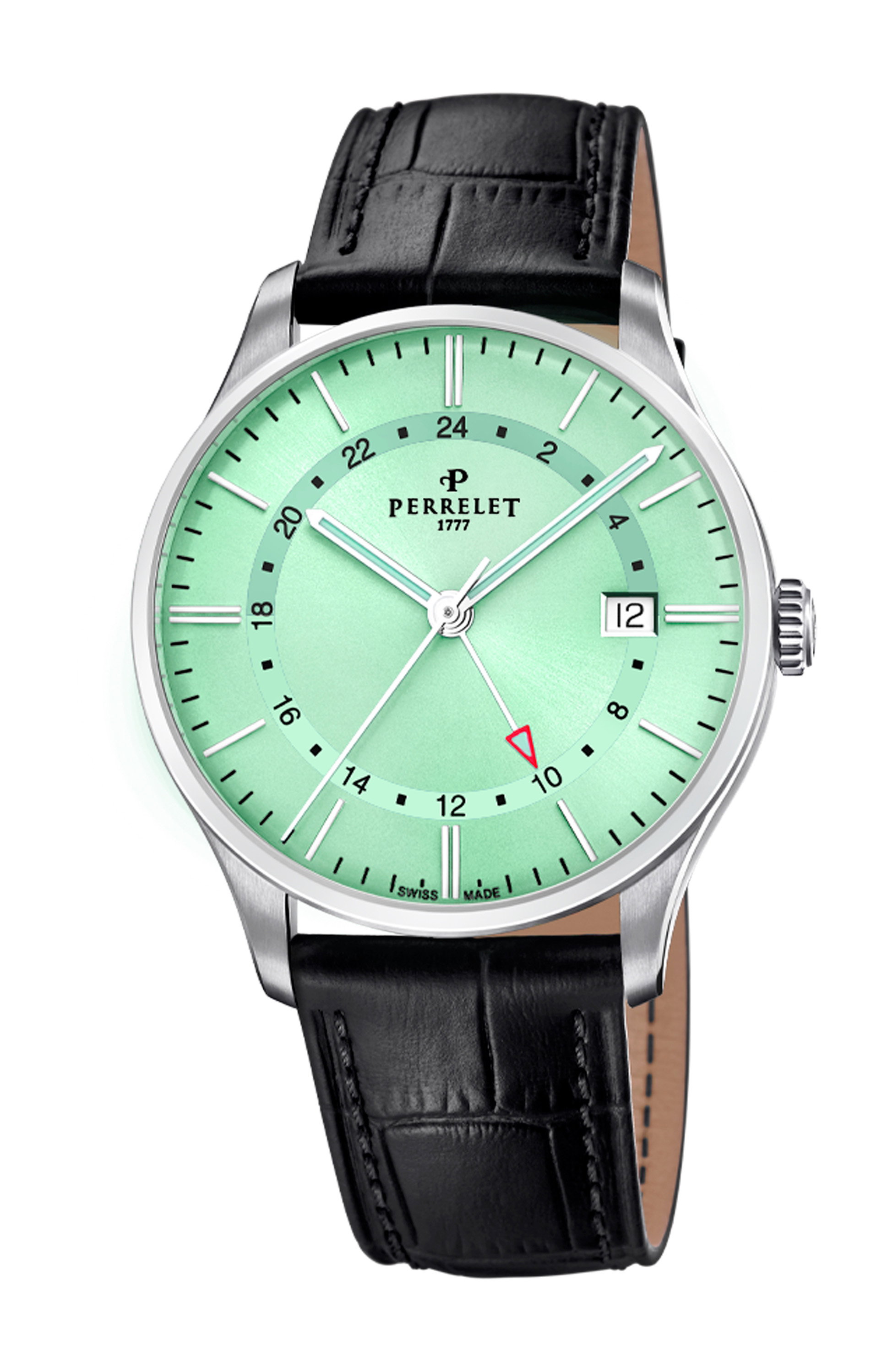 Perrelet Weekend GMT Green Mint – A1304/C – $2,145