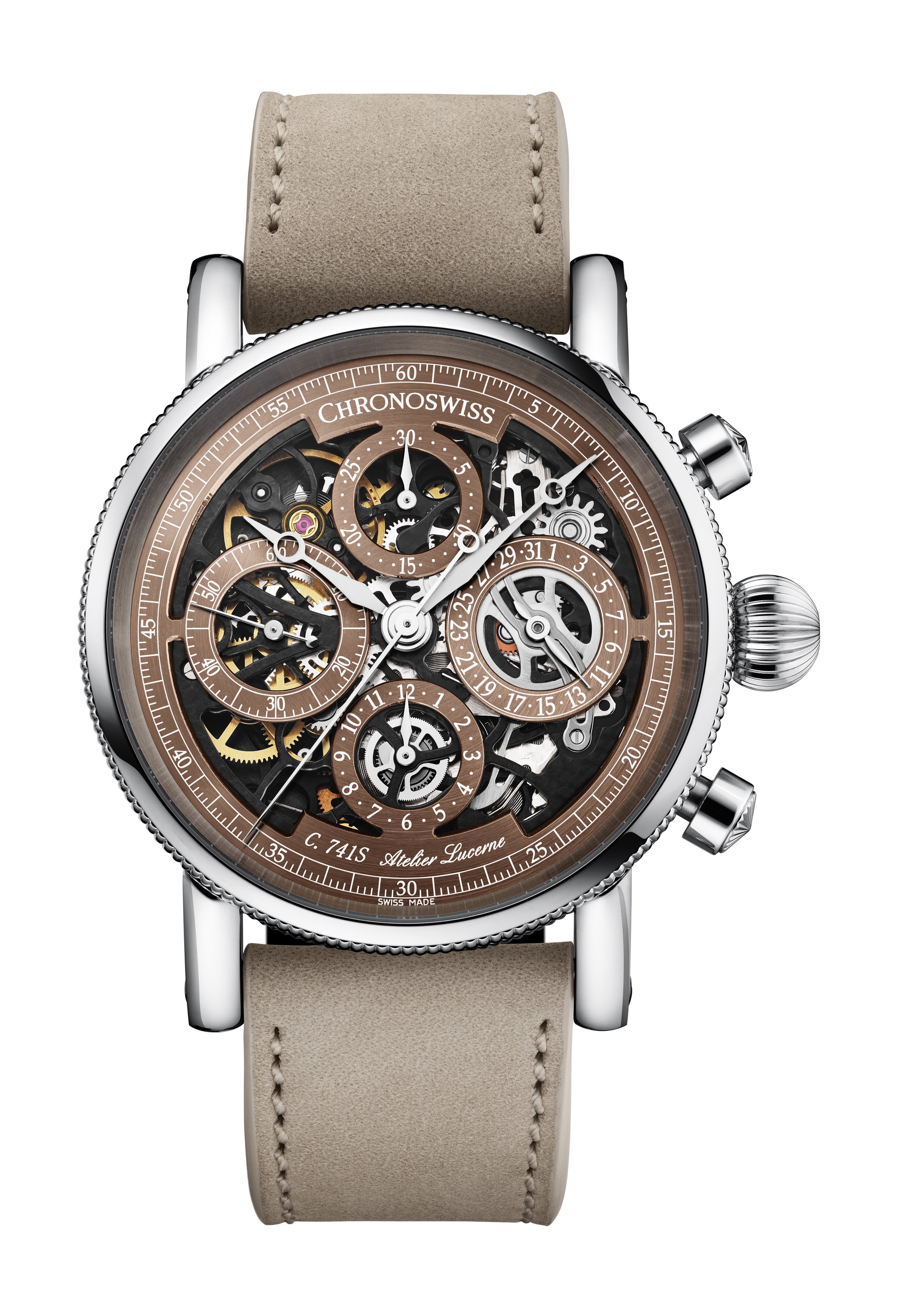 Chronoswiss Open Gear ReSec Aurora – CH-6923-TUBK2 – $13,310