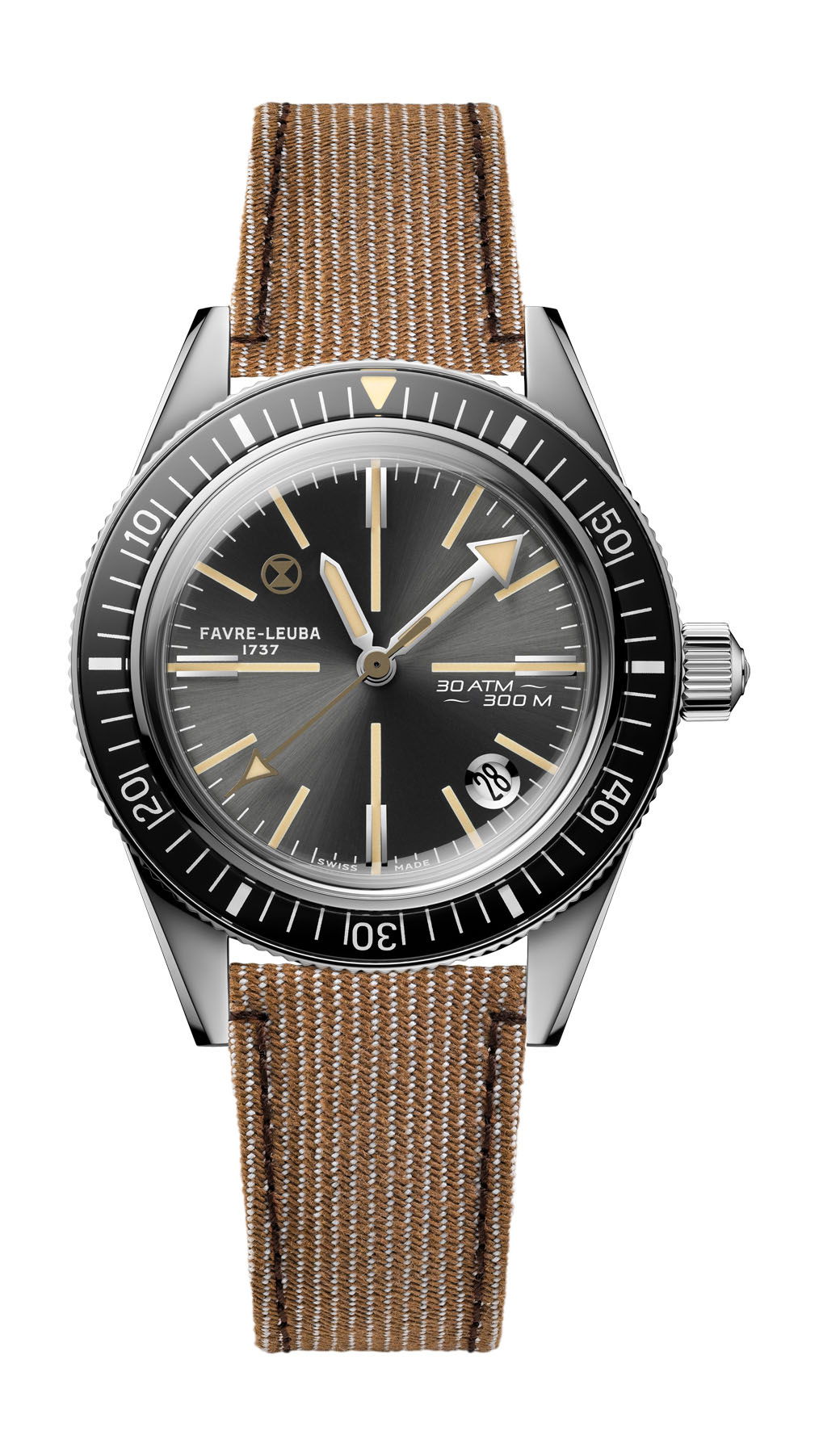Favre Leuba Deep Raider Revival Jean Rousseau front view