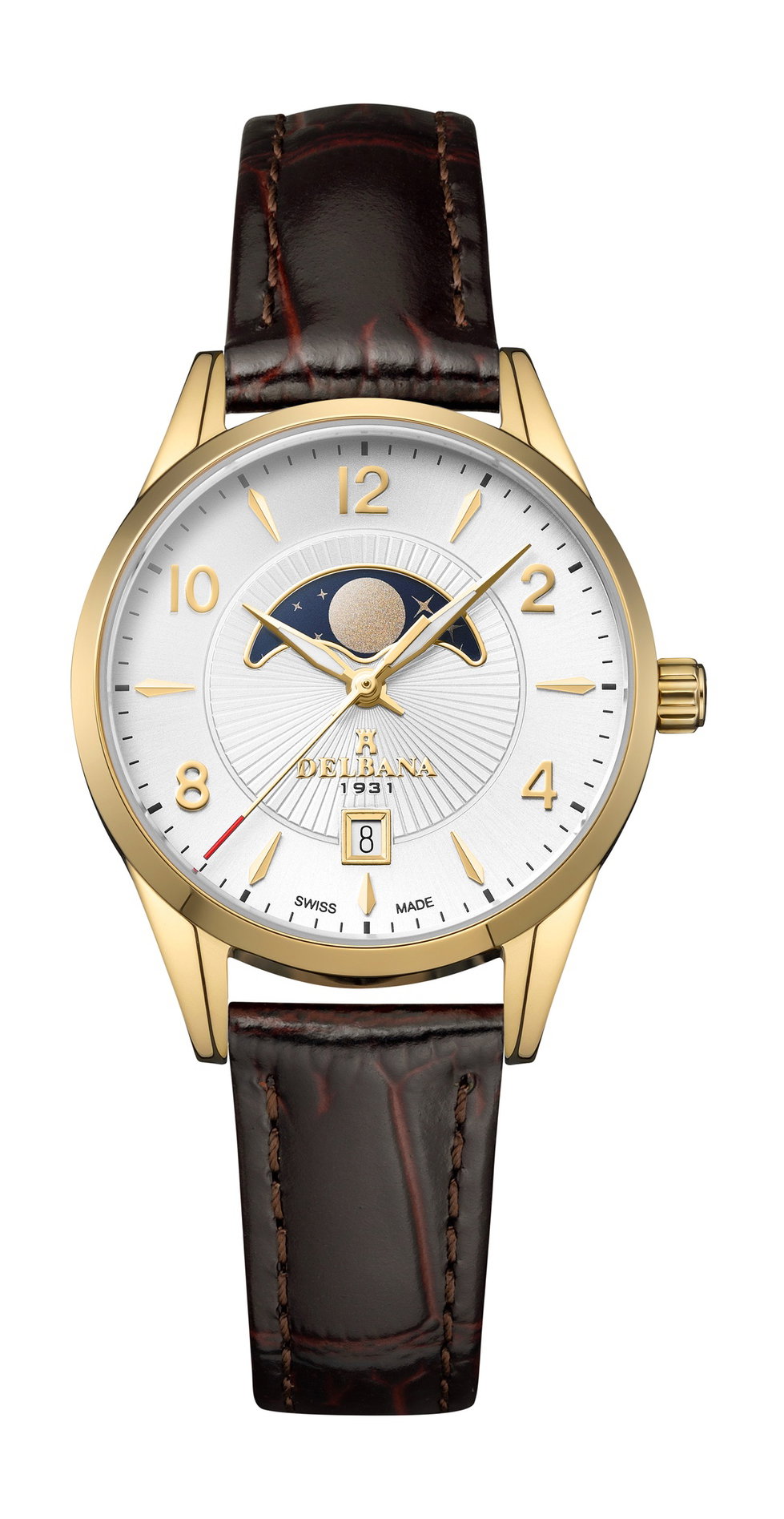 Delbana Lunetta Moonphase – 42601.629.1.064 – $400