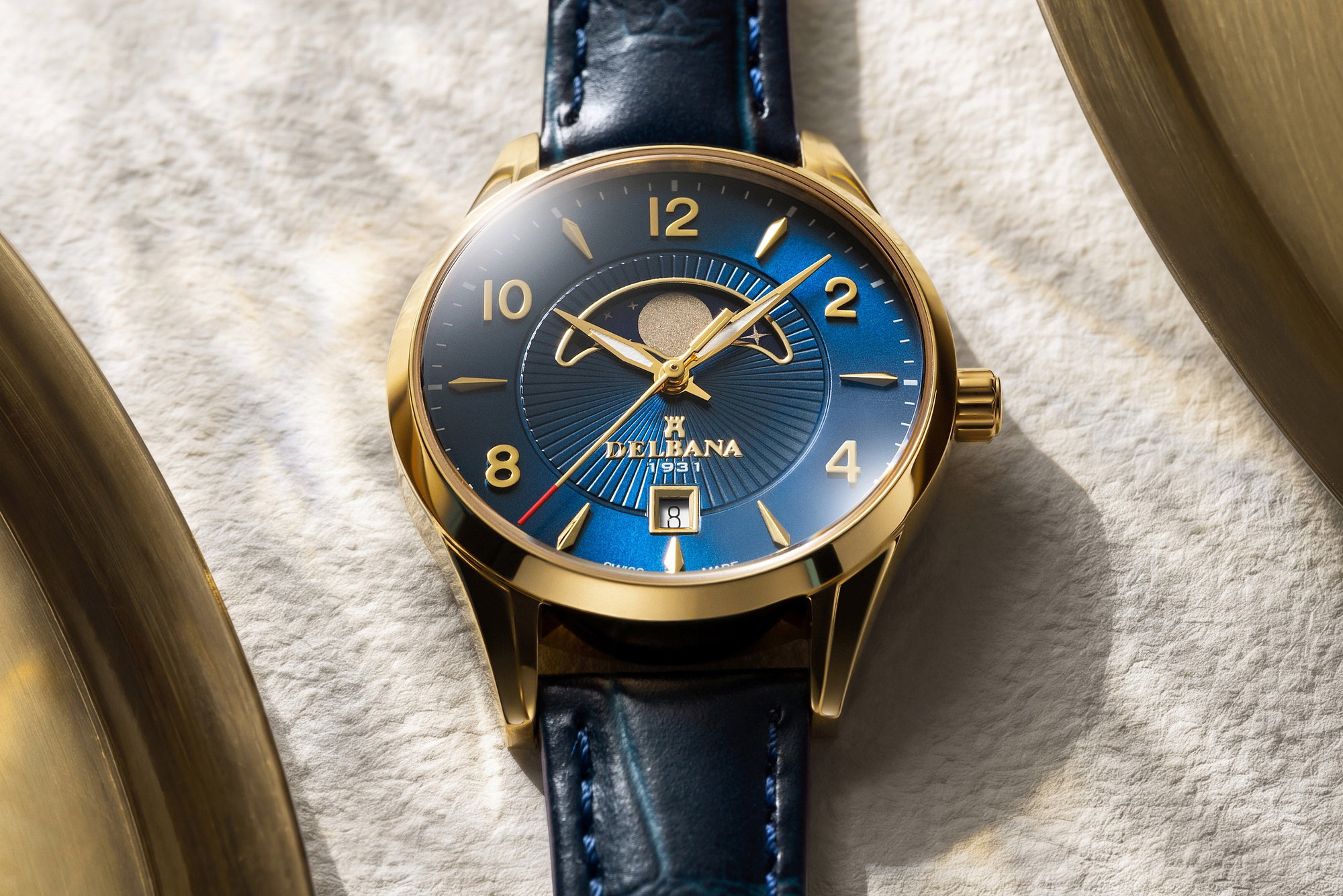 Delbana Lunetta Moonphase – 42601.629.1.044 – $400